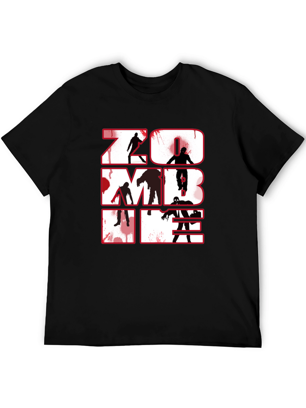 Zombie Graphic T-Shirt - Black Horror Tee