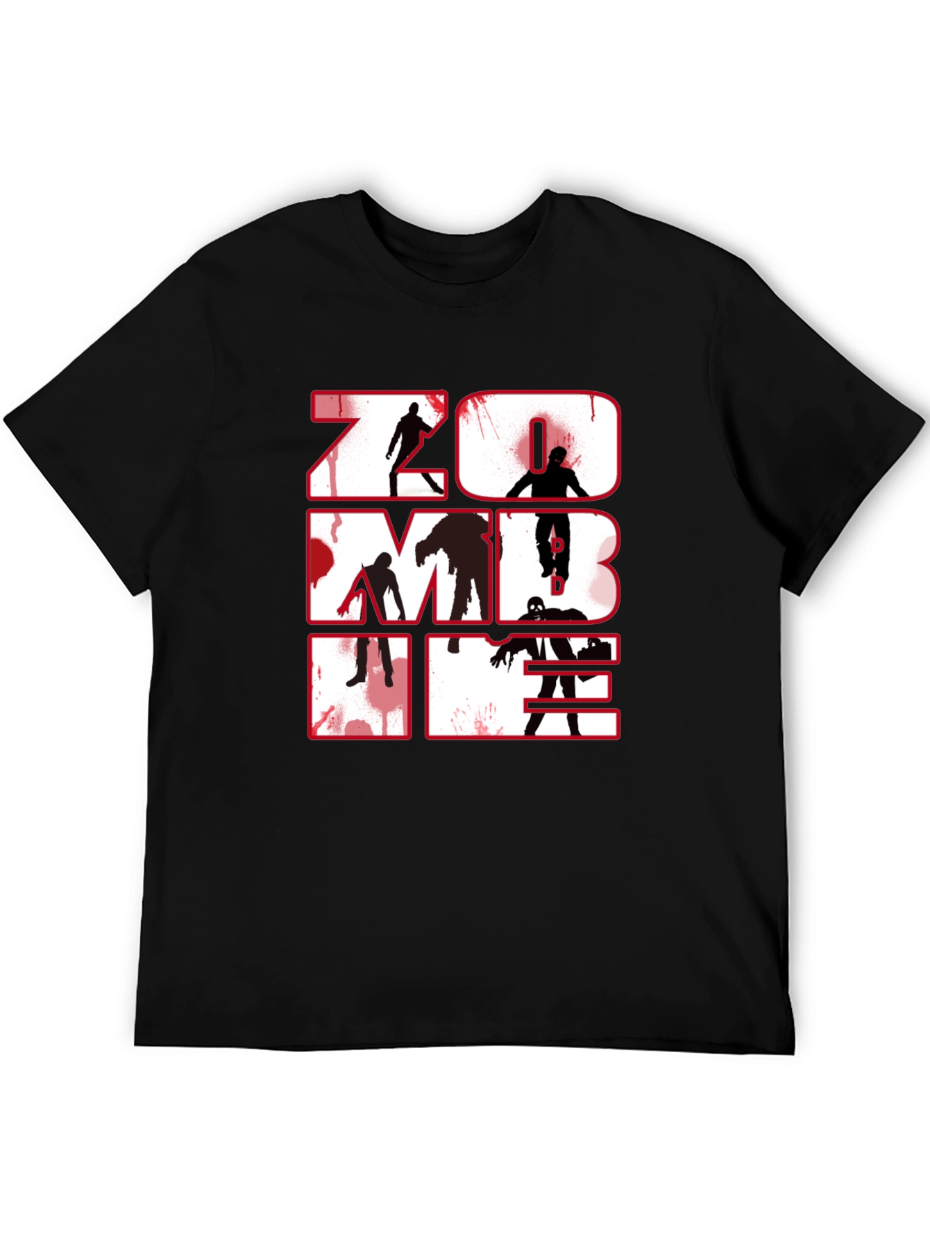 Zombie Graphic T-Shirt - Black Horror Tee