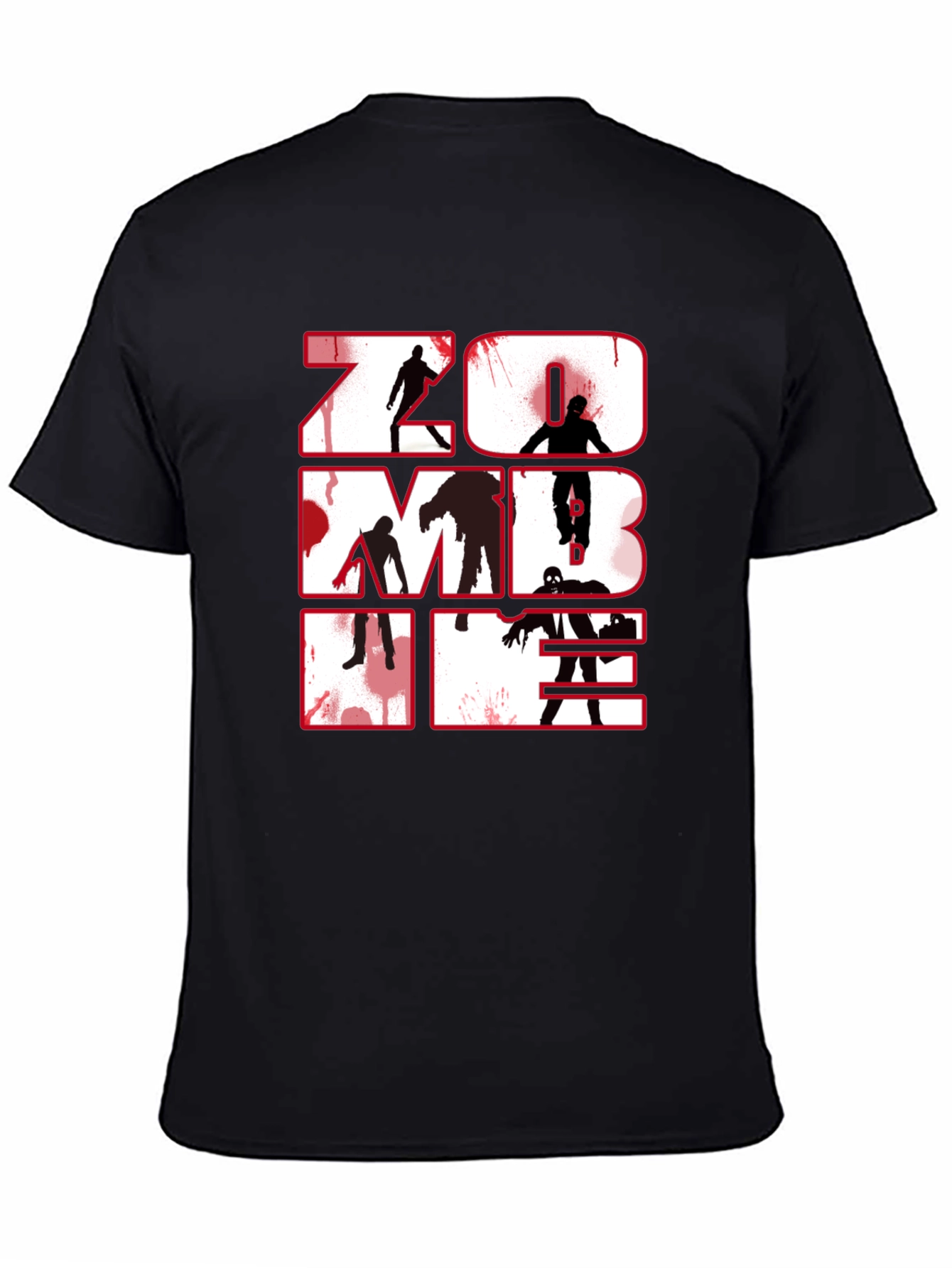 Zombie Graphic T-Shirt - Black Horror Tee