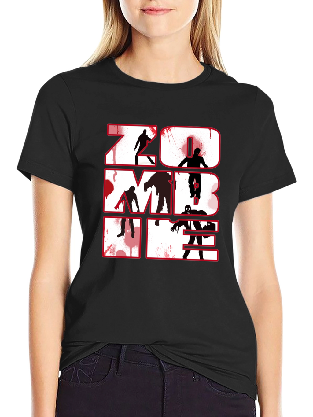 Zombie Graphic T-Shirt - Black Horror Tee