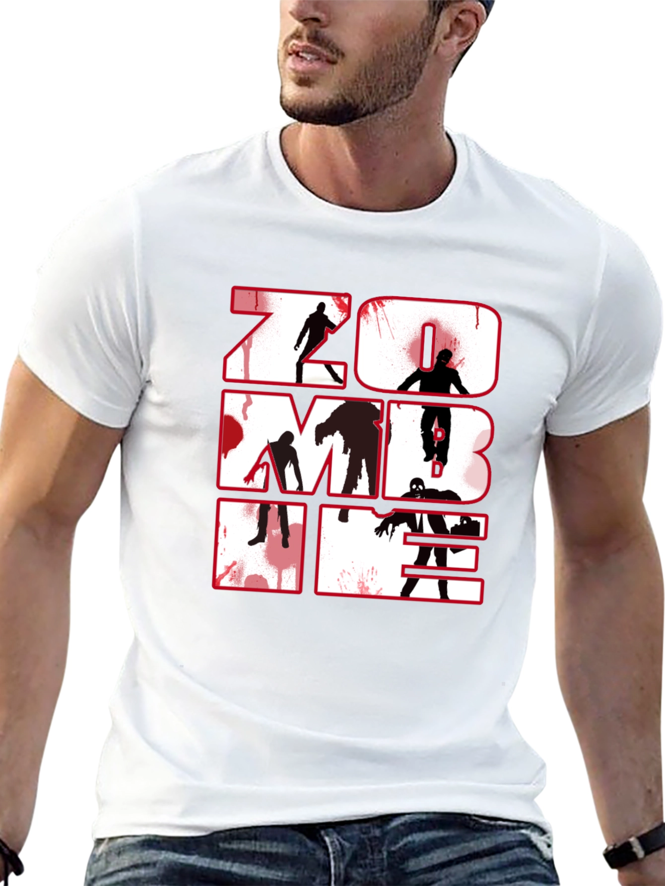 Zombie Graphic T-Shirt - Black Horror Tee