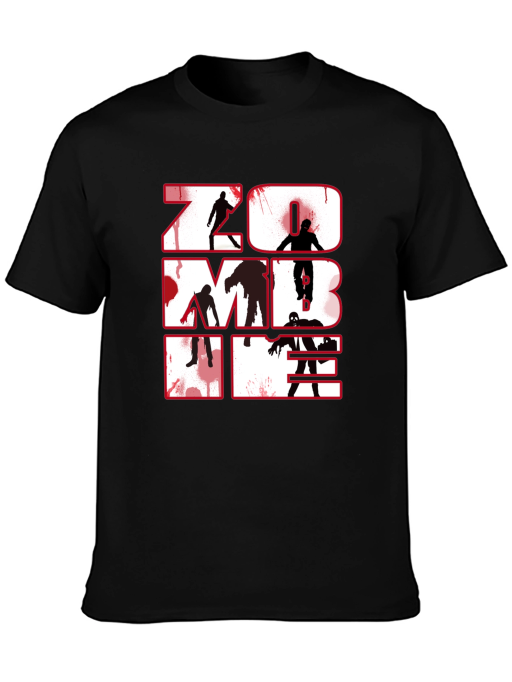 Zombie Graphic T-Shirt - Black Horror Tee