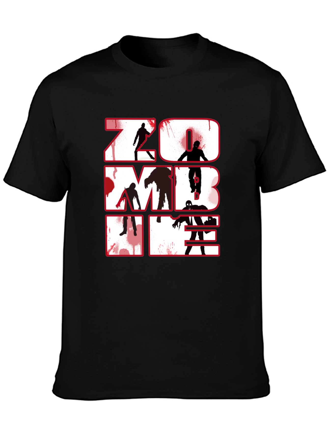 Zombie Graphic T-Shirt - Black Horror Tee
