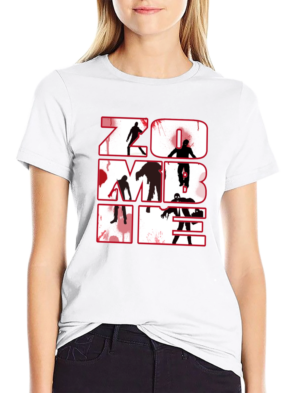 Zombie Graphic T-Shirt - Black Horror Tee