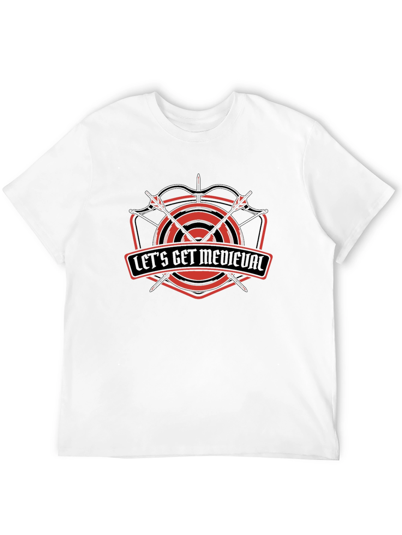 Lets Get Medieval T-Shirt - Black Tee