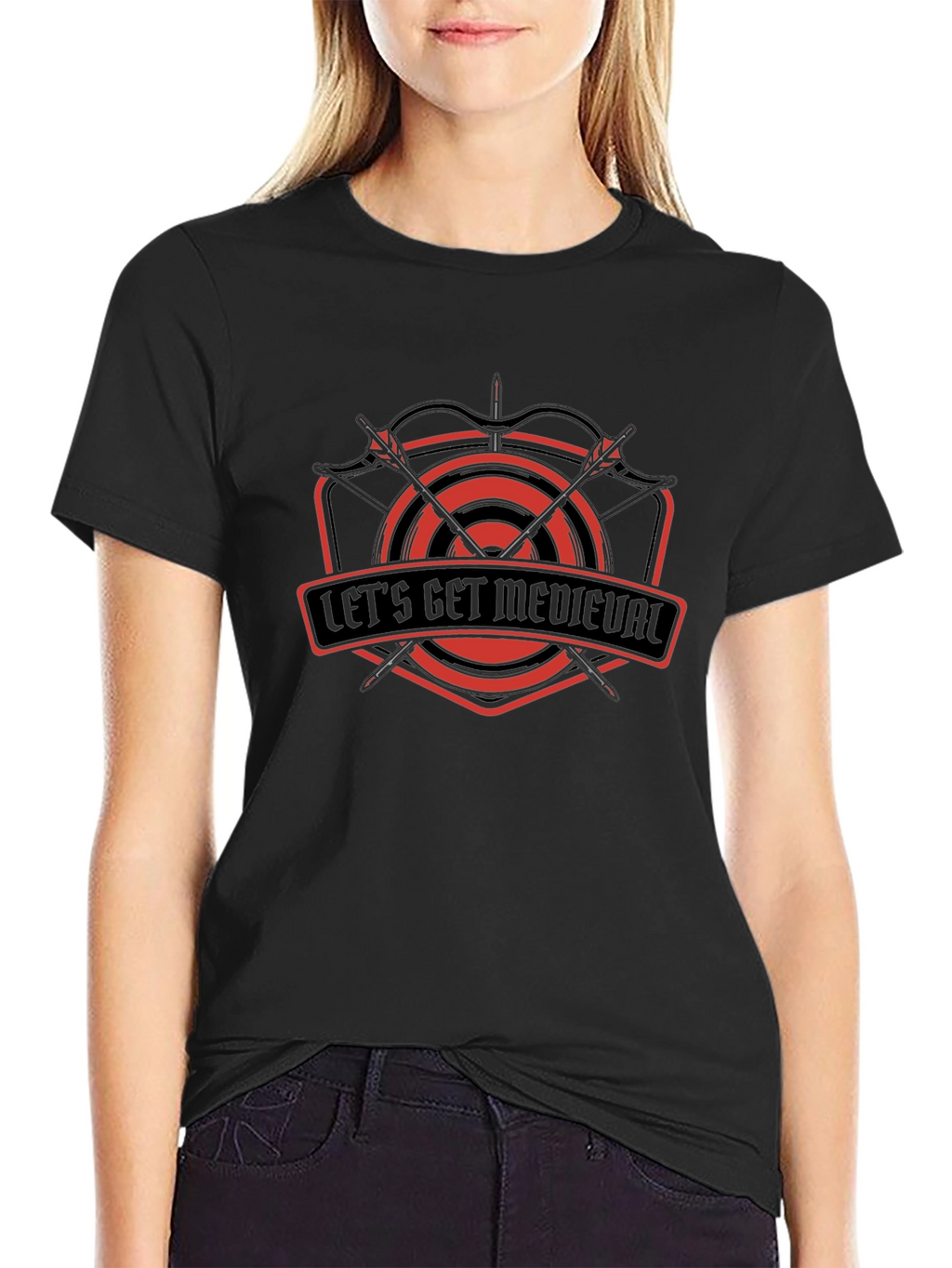 Lets Get Medieval T-Shirt - Black Tee