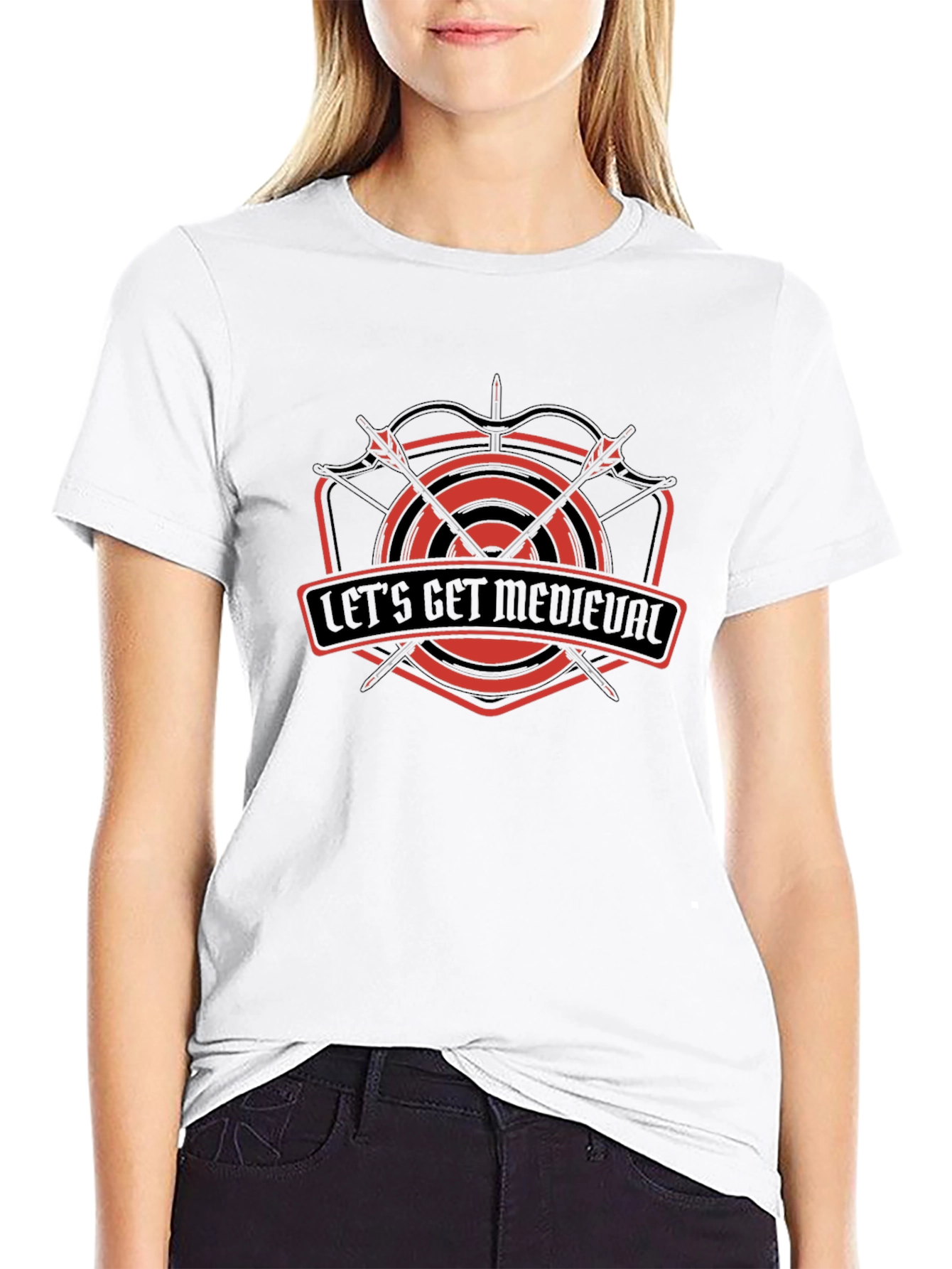 Lets Get Medieval T-Shirt - Black Tee