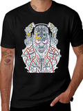 Cyberpunk Skull T-Shirt - Robotic Graphic Tee