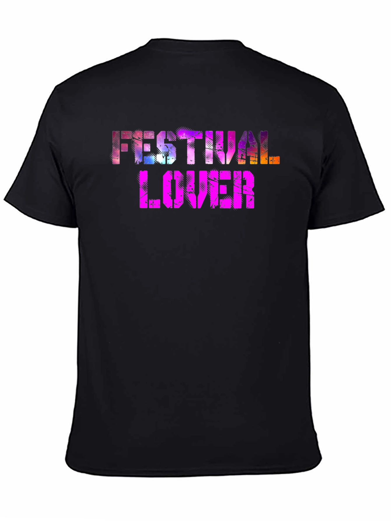 Festival Lover Graphic Tee - Unique Colorful Design