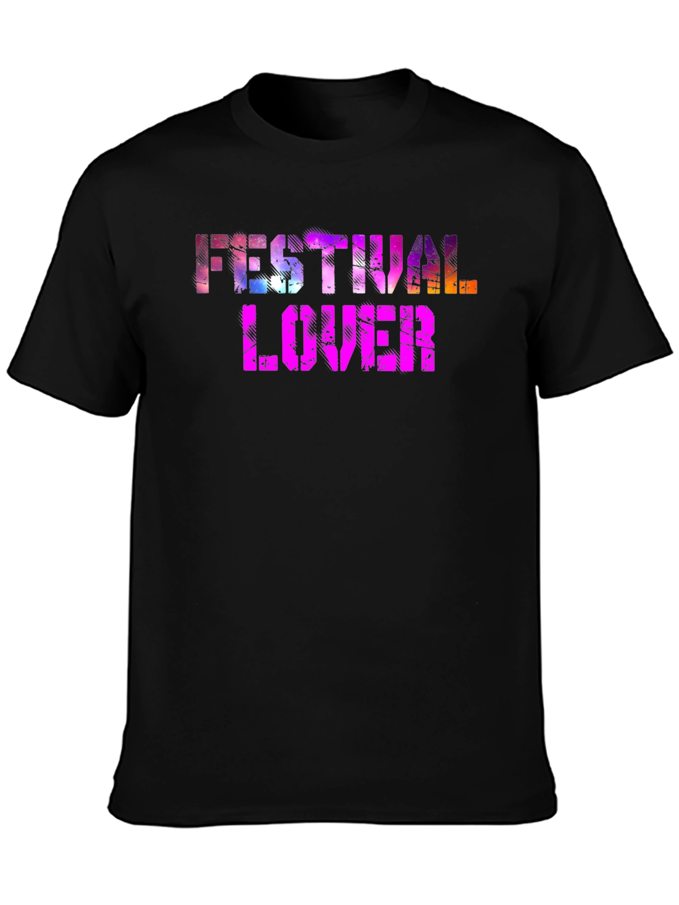 Festival Lover Graphic Tee - Unique Colorful Design
