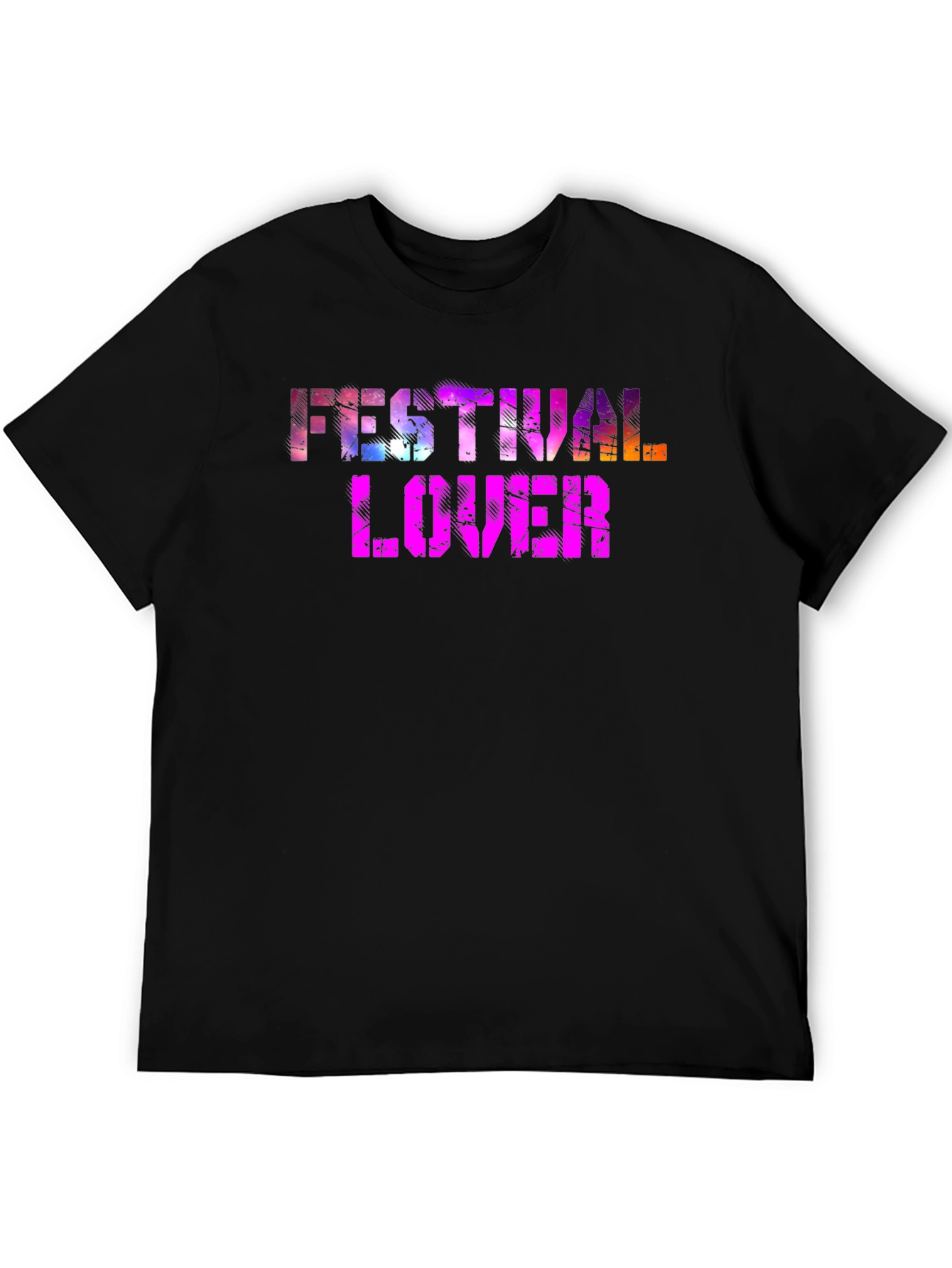 Festival Lover Graphic Tee - Unique Colorful Design