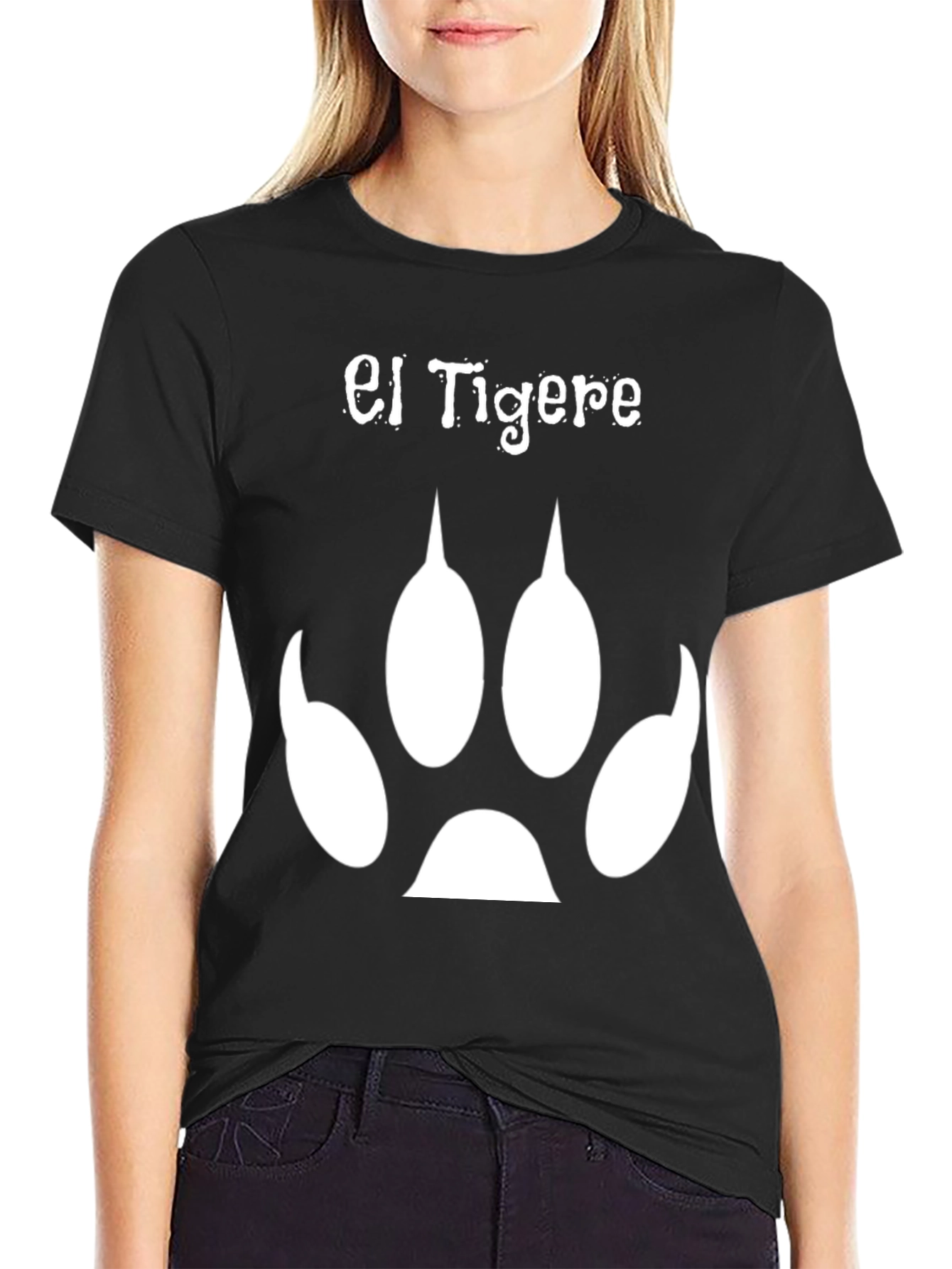 El Tigere T-Shirt - Cool Tiger Paw Design