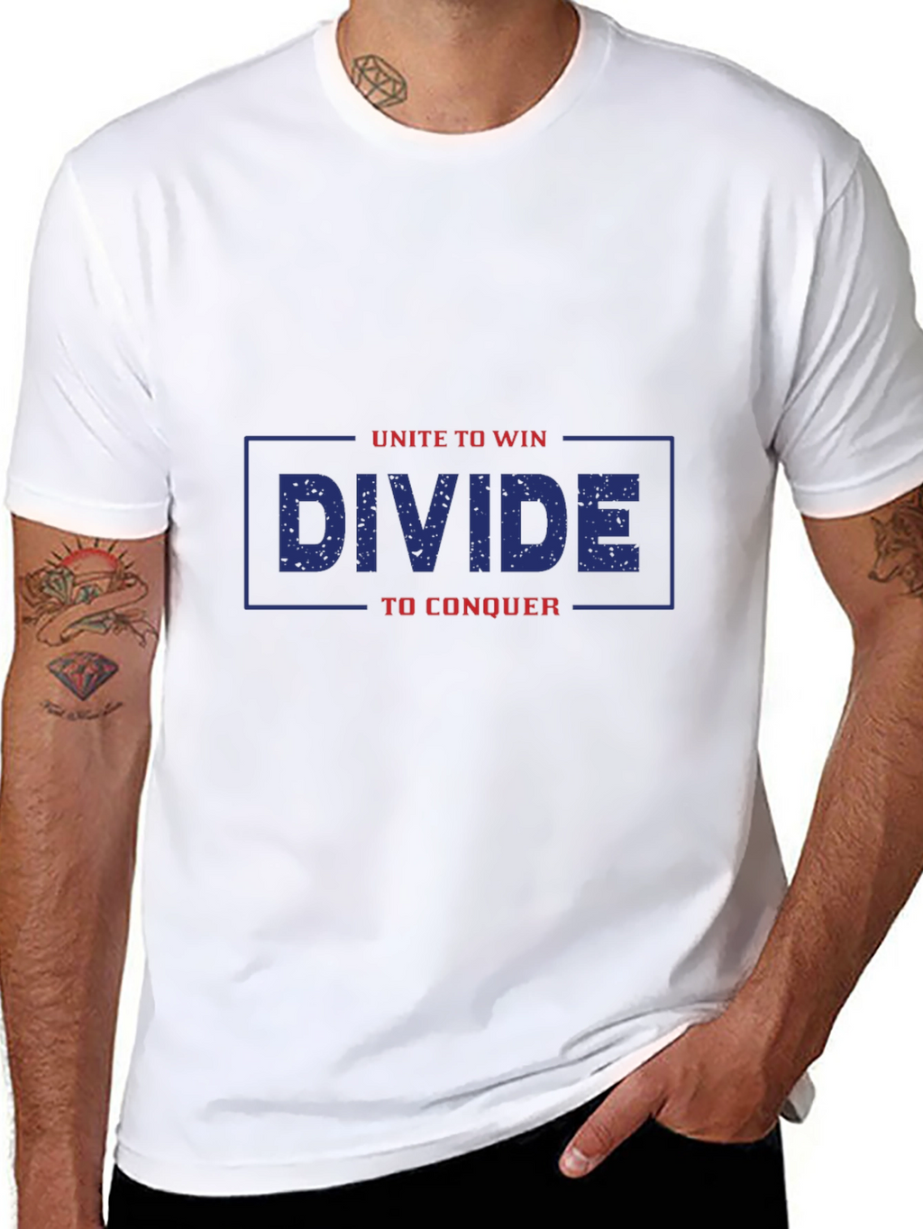 Unite Divide Conquer Graphic Tee