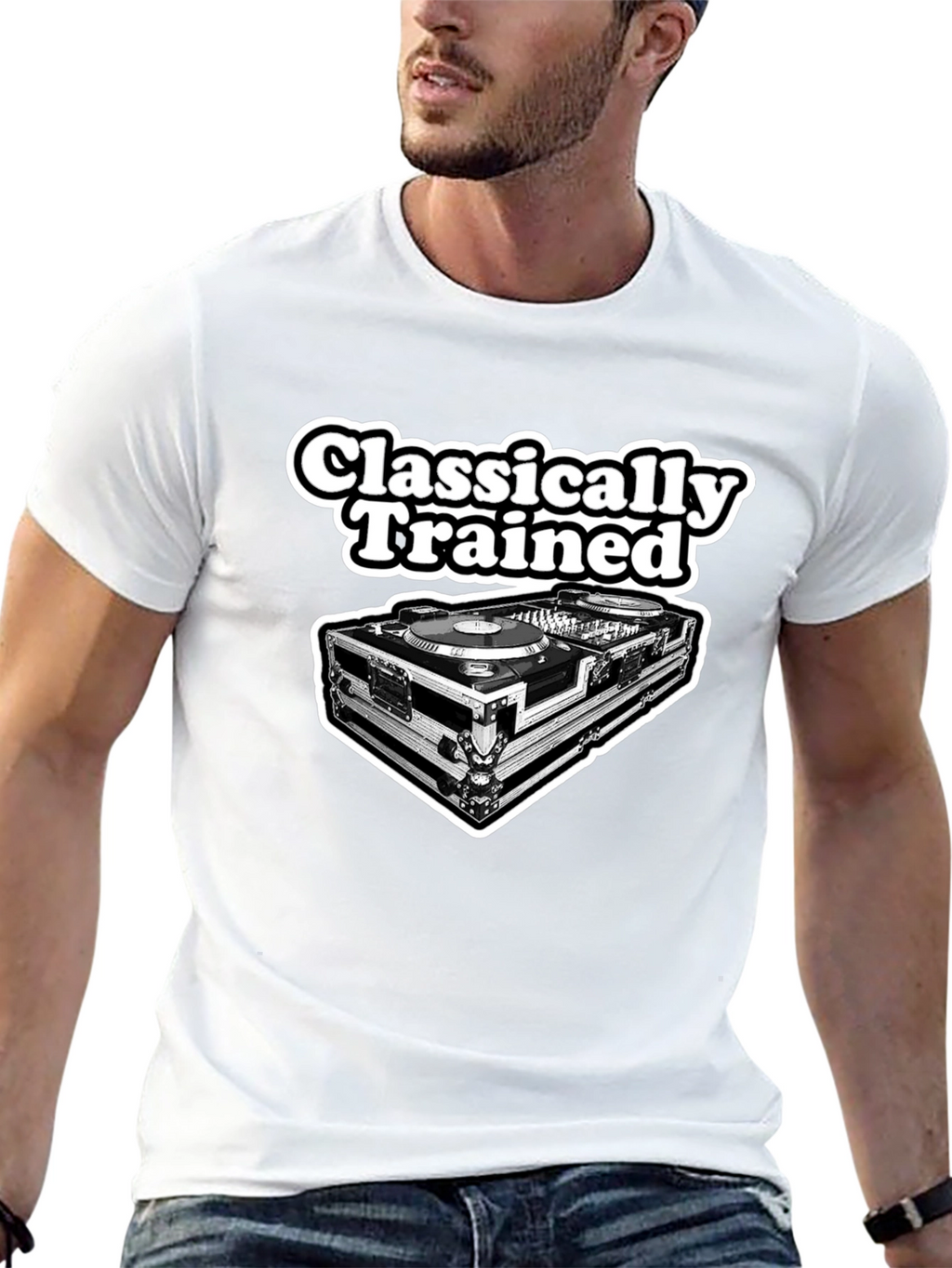 Classically Trained DJ Black T-Shirt