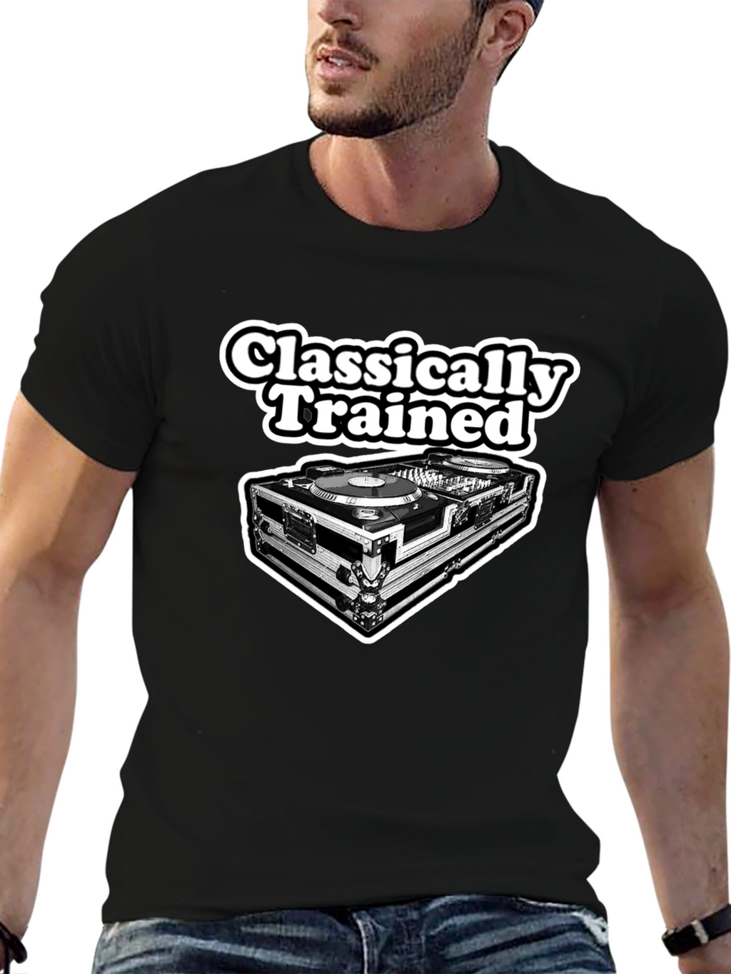Classically Trained DJ Black T-Shirt