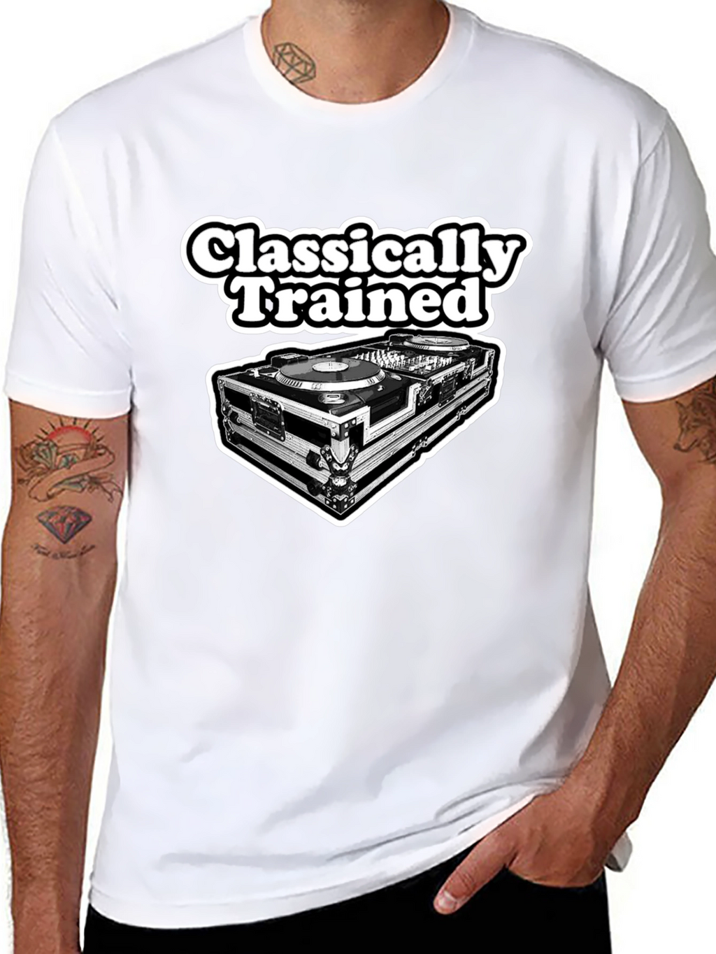 Classically Trained DJ Black T-Shirt
