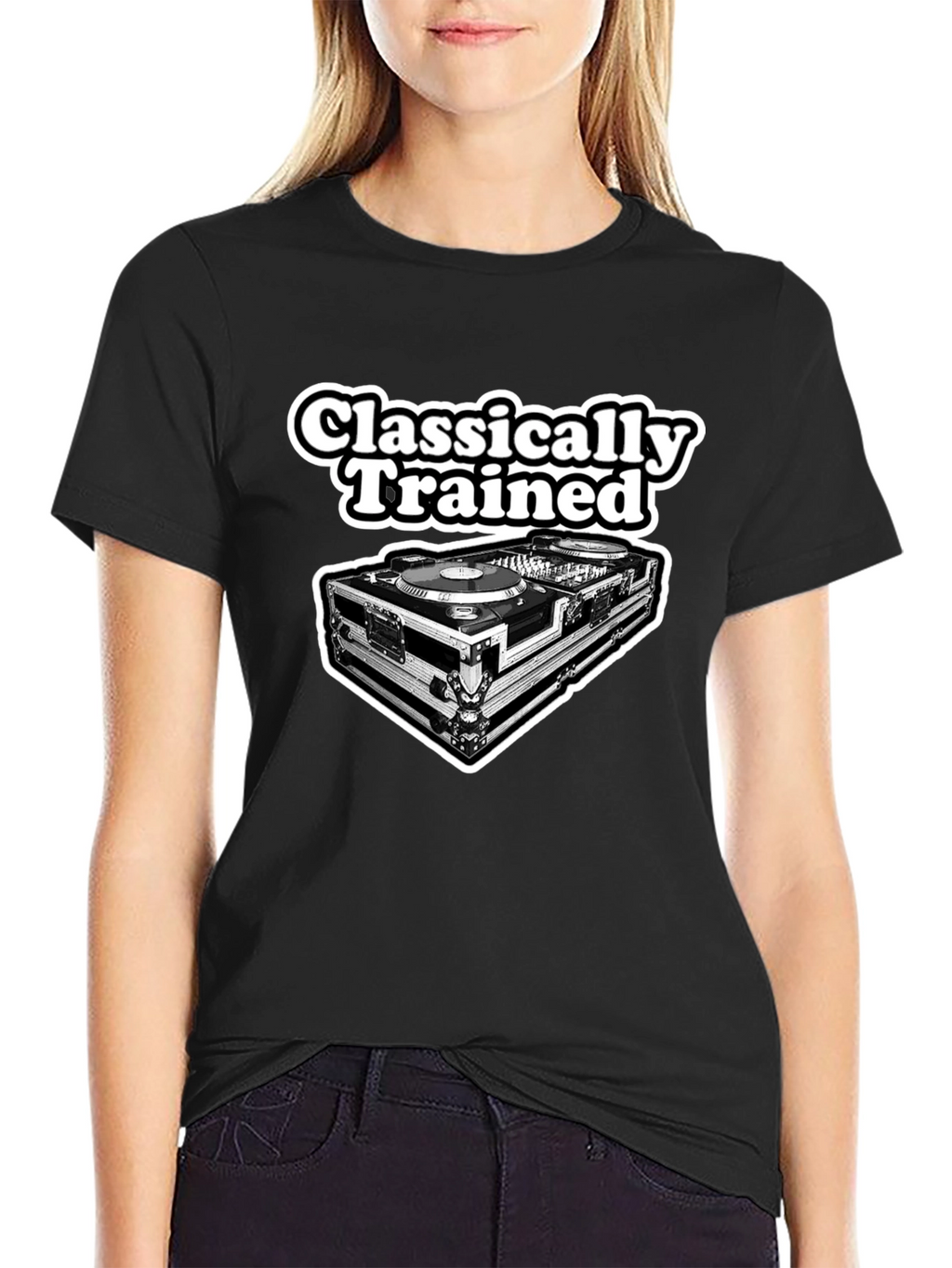 Classically Trained DJ Black T-Shirt
