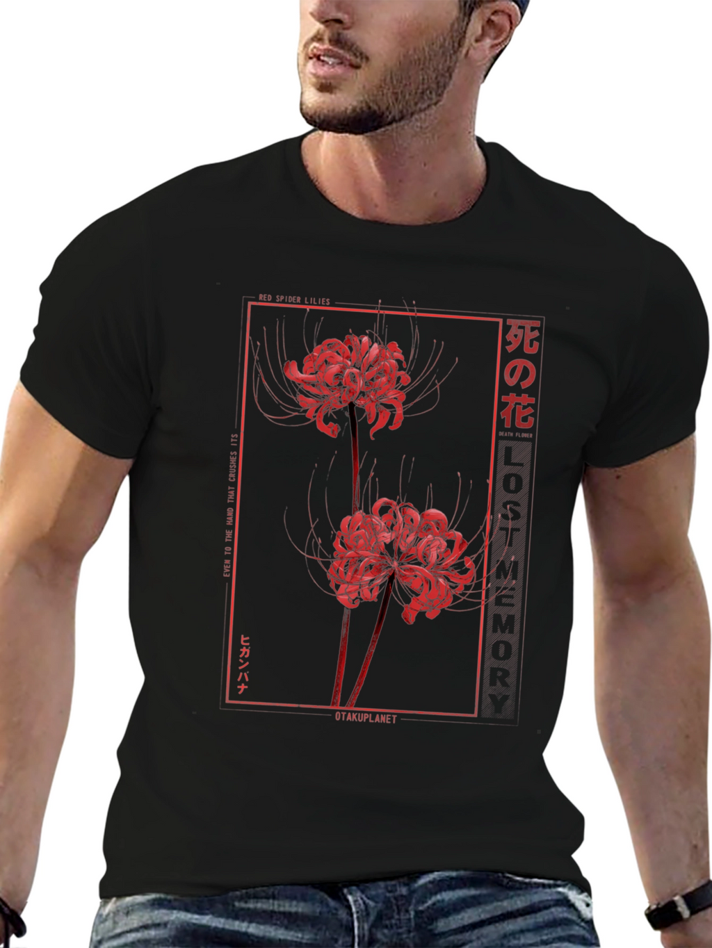 Red Spider Lily Graphic Tee - OtakuPlanet