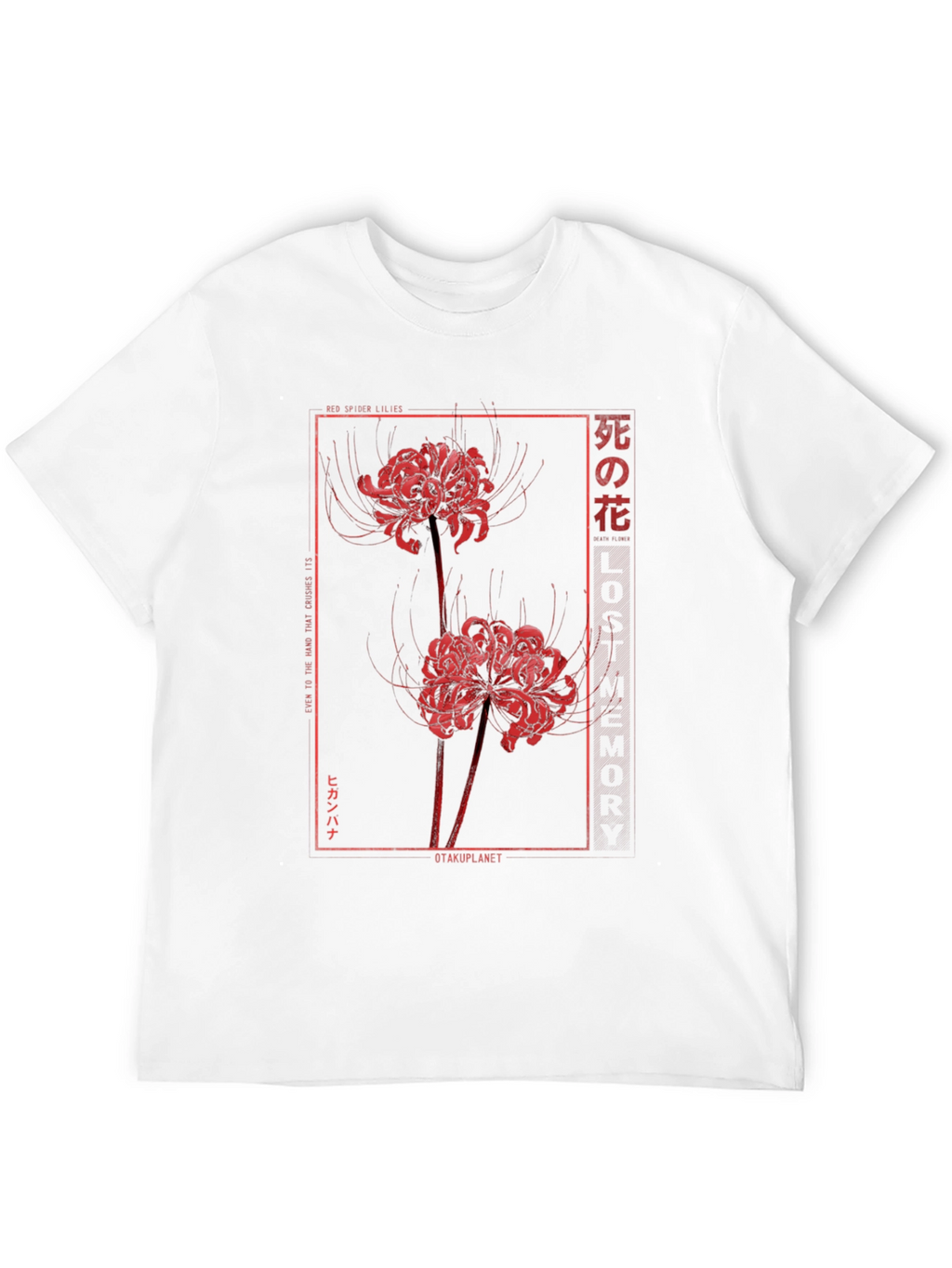 Red Spider Lily Graphic Tee - OtakuPlanet