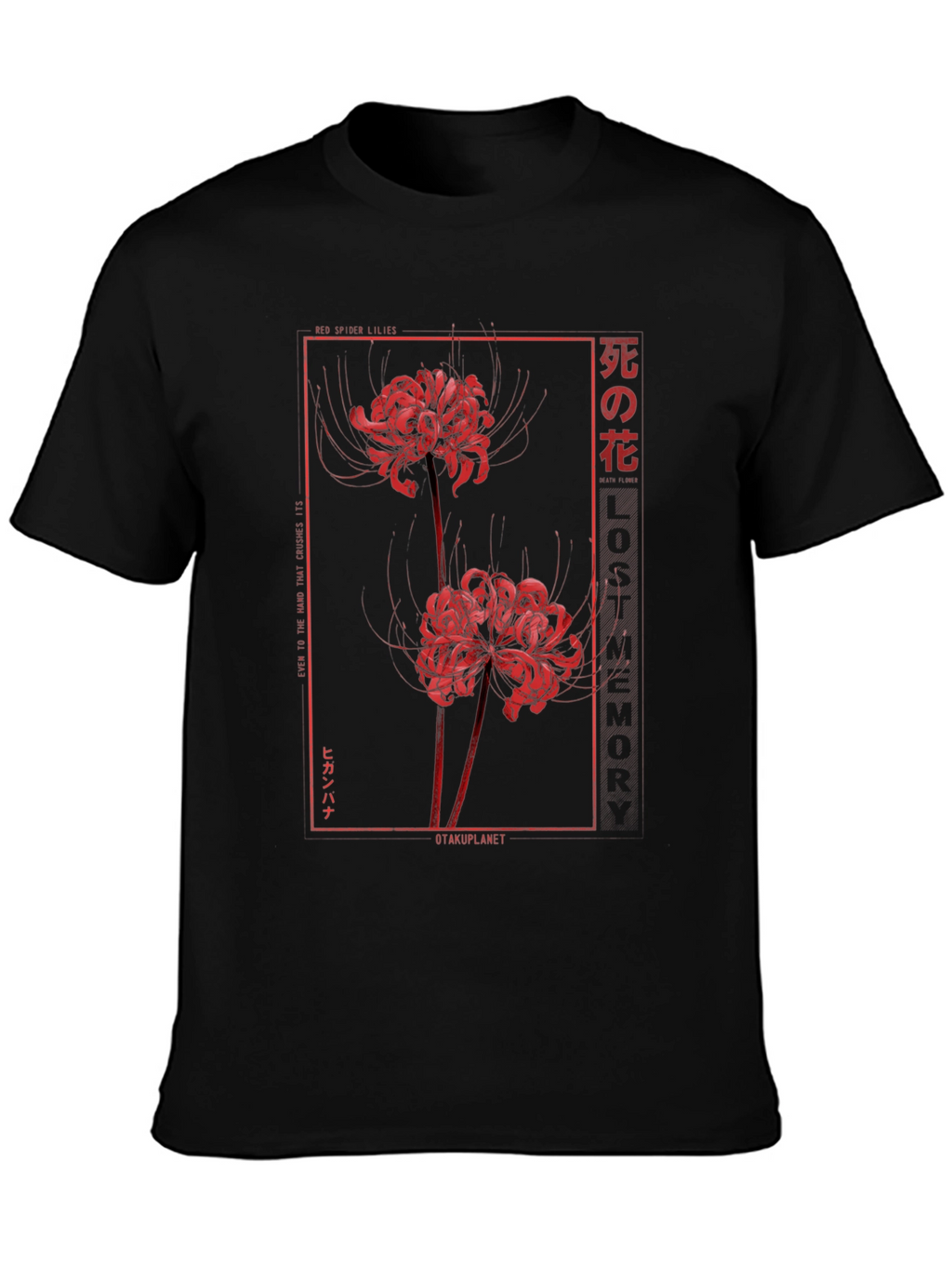 Red Spider Lily Graphic Tee - OtakuPlanet