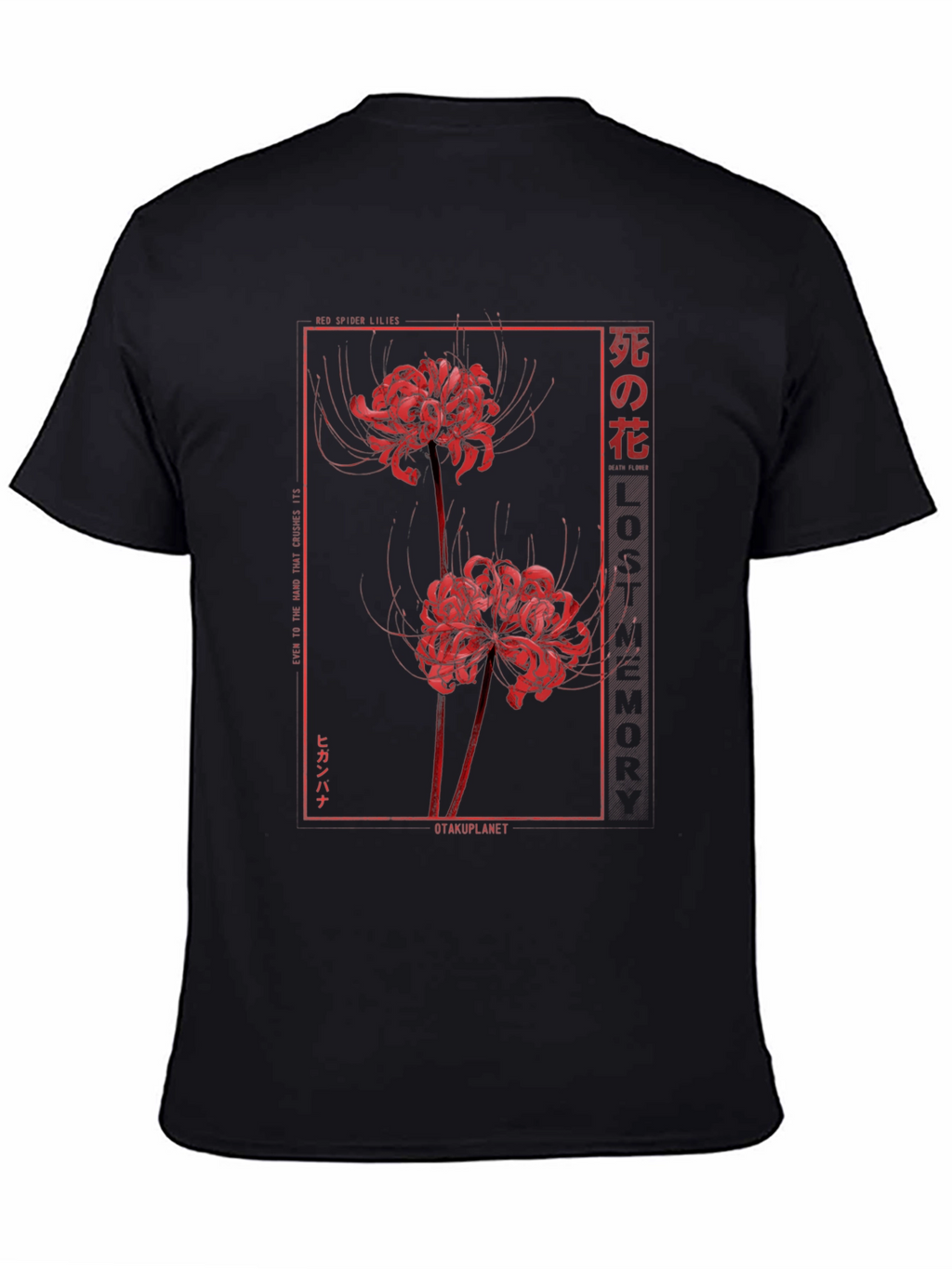 Red Spider Lily Graphic Tee - OtakuPlanet