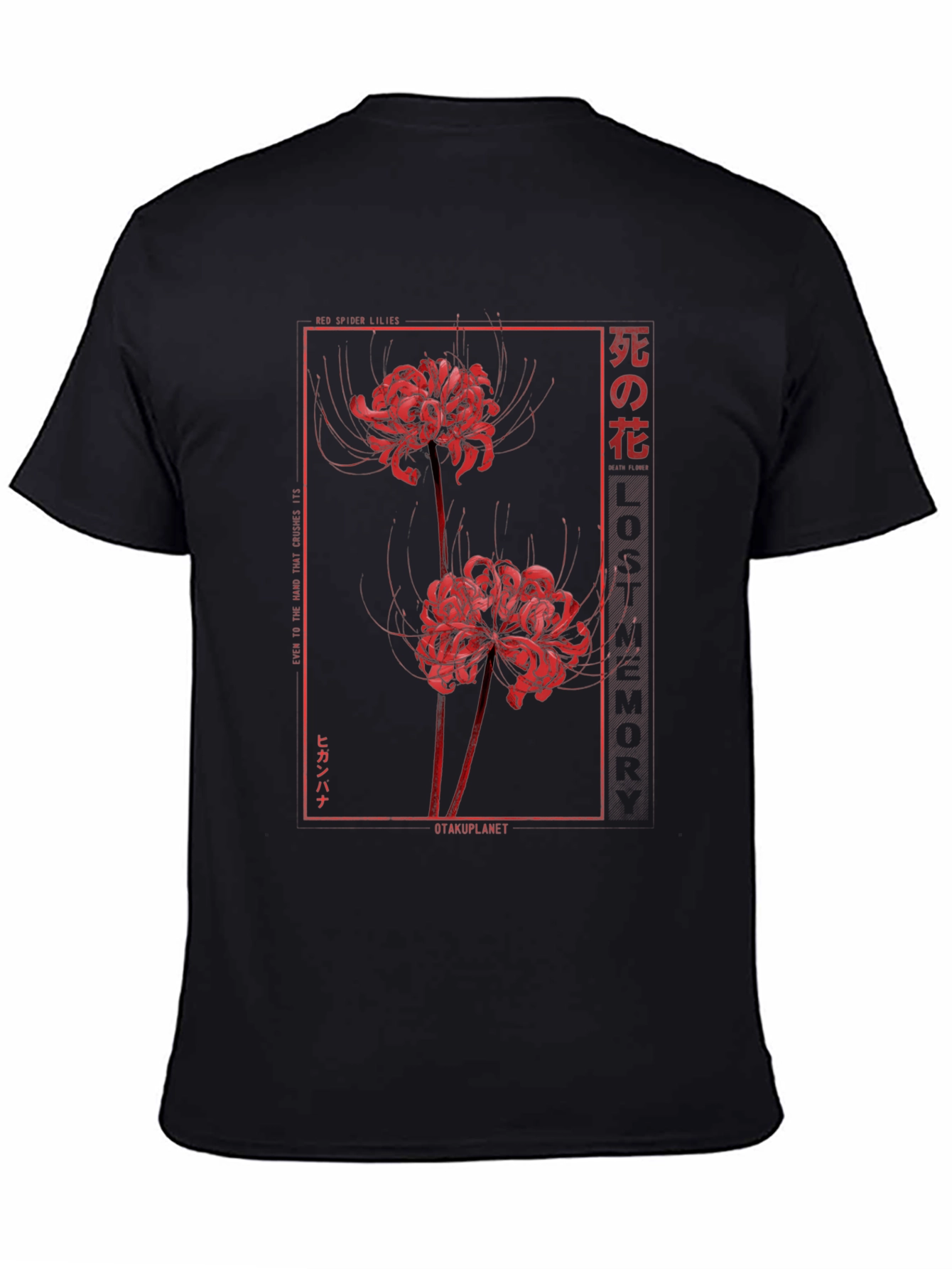 Red Spider Lily Graphic Tee - OtakuPlanet