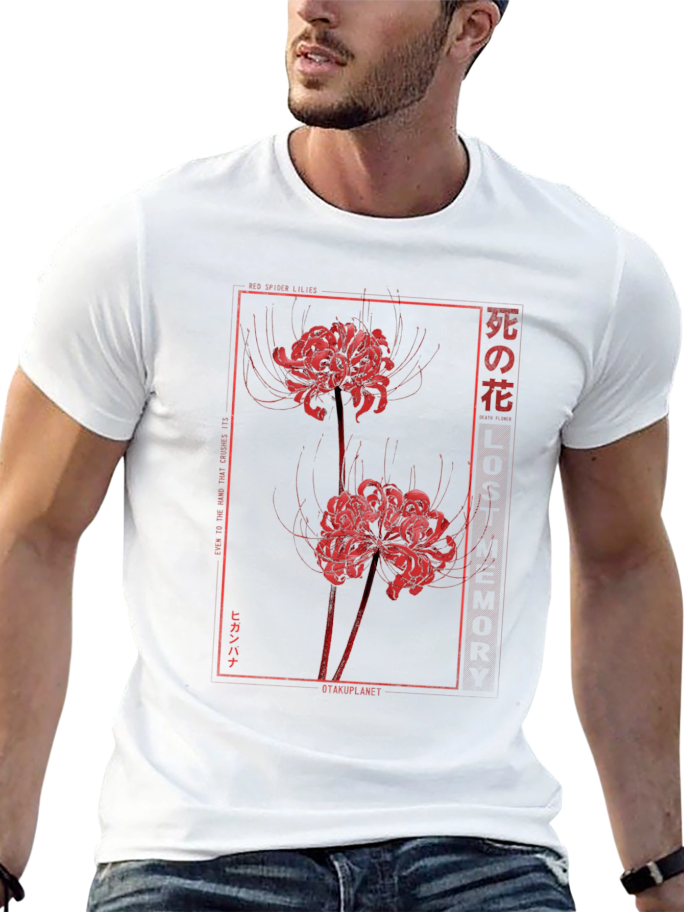 Red Spider Lily Graphic Tee - OtakuPlanet