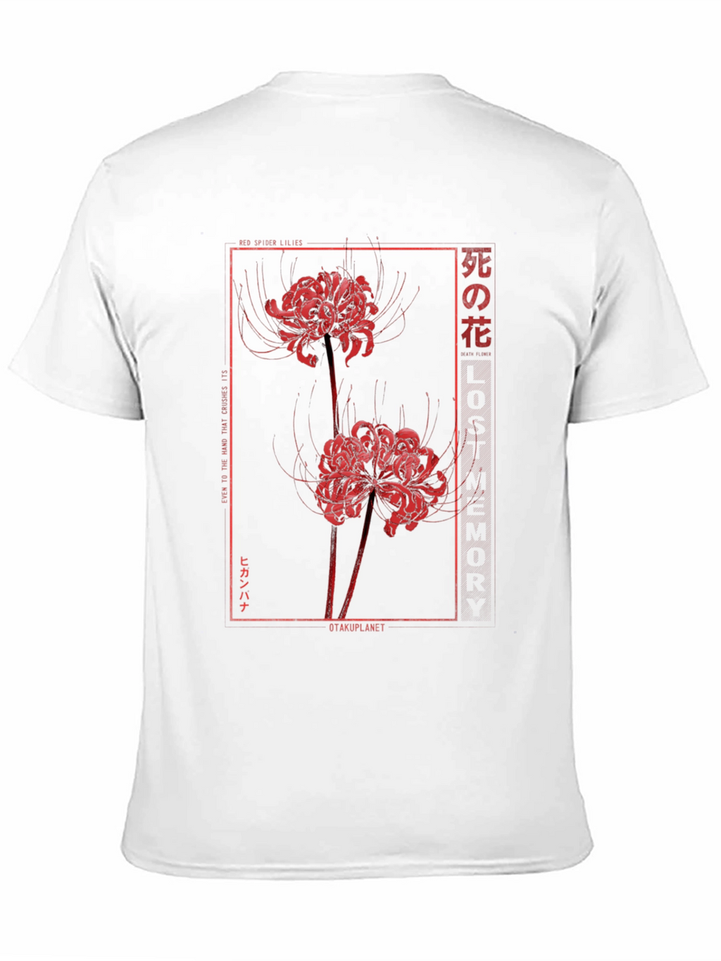 Red Spider Lily Graphic Tee - OtakuPlanet
