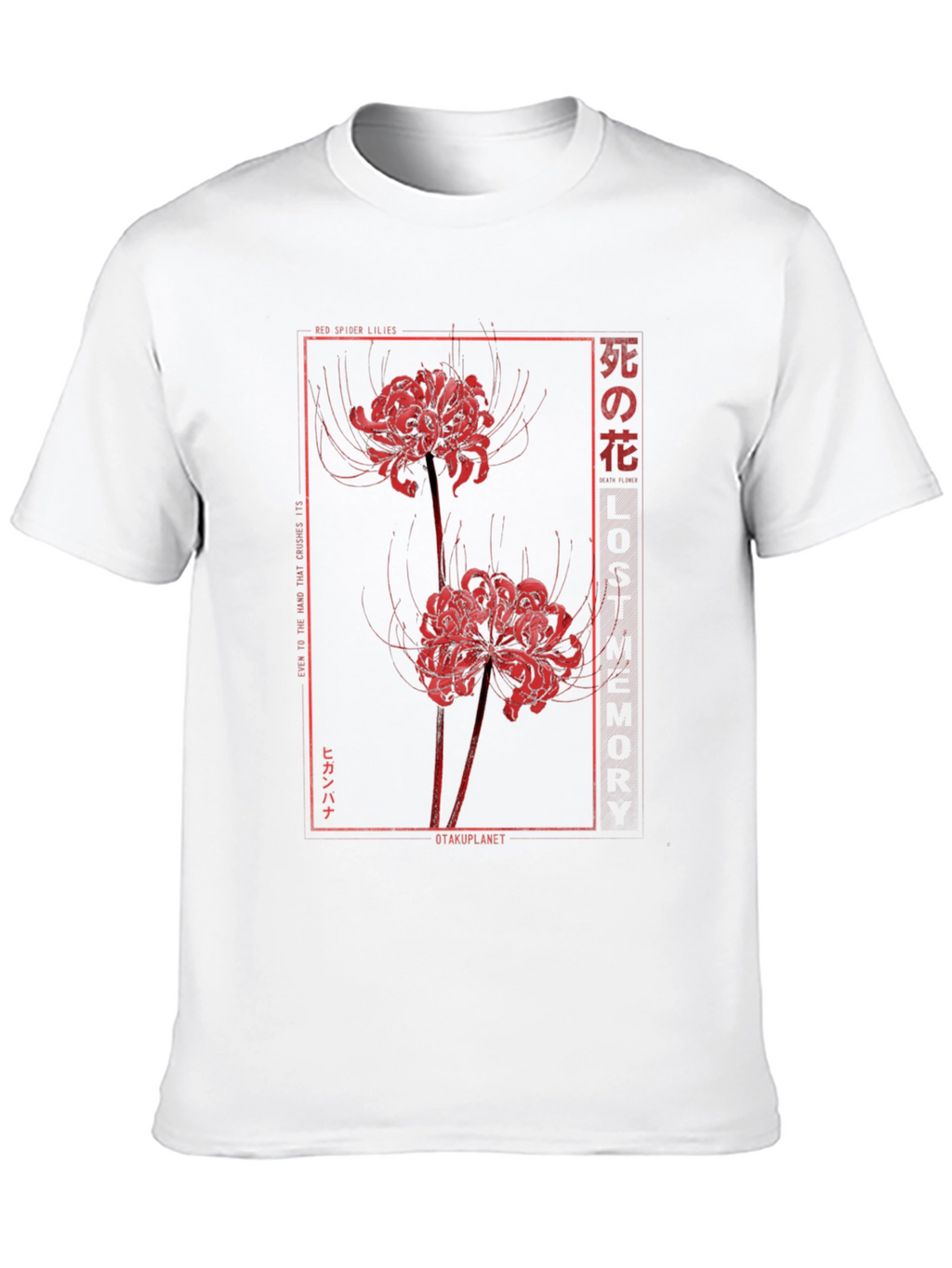 Red Spider Lily Graphic Tee - OtakuPlanet