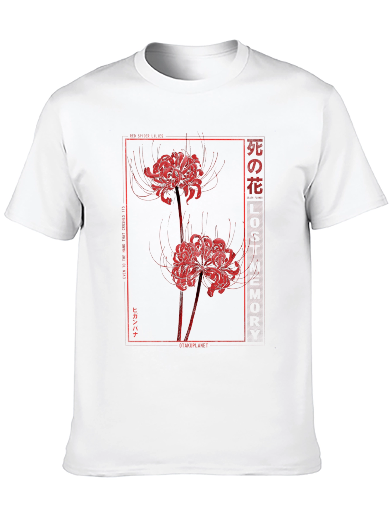 Red Spider Lily Graphic Tee - OtakuPlanet