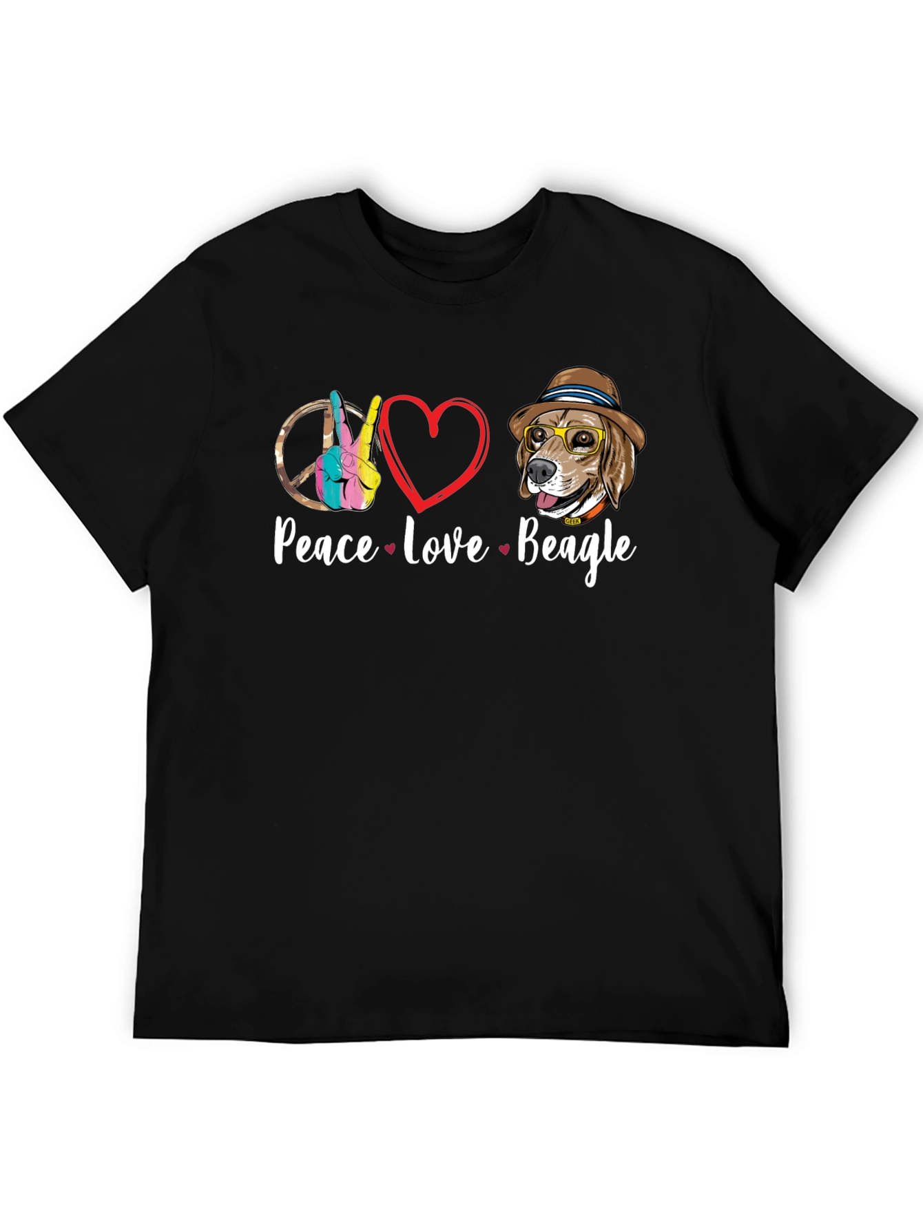 Peace Love Beagle T-Shirt - Stylish & Fun!