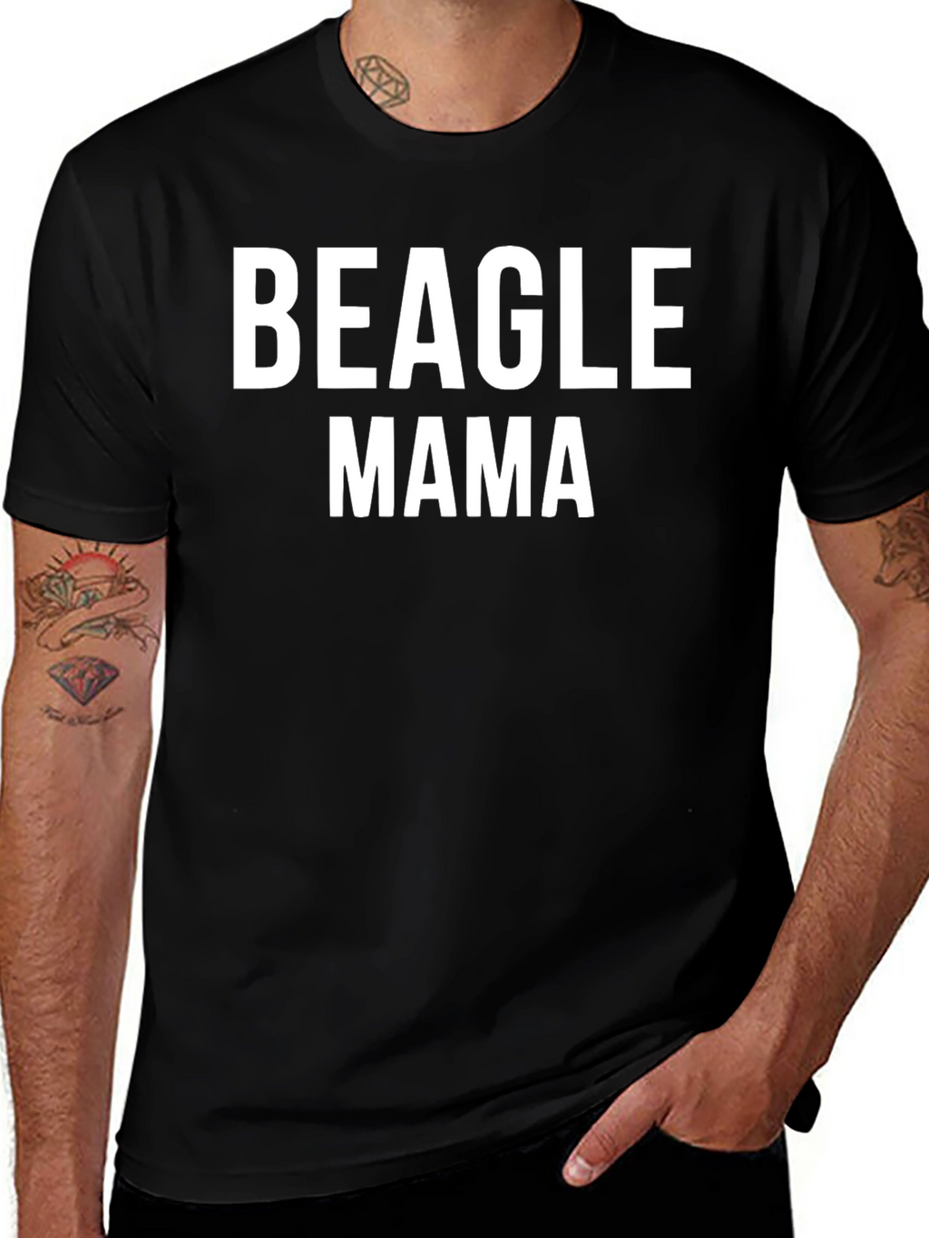 Beagle Mama T-Shirt – Cute Dog Mom Tee