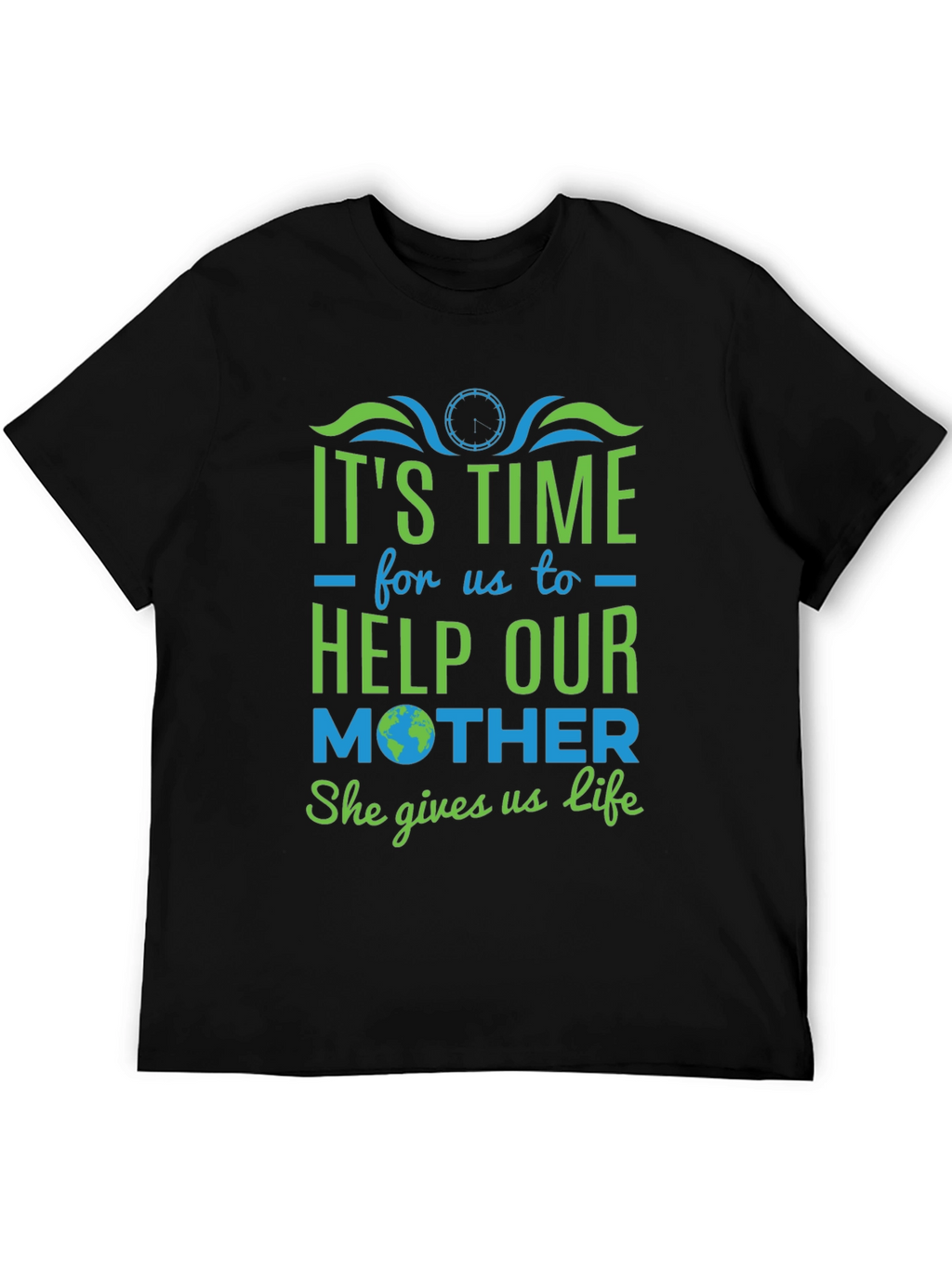 Eco-Friendly Graphic Tee: Help Our Mother