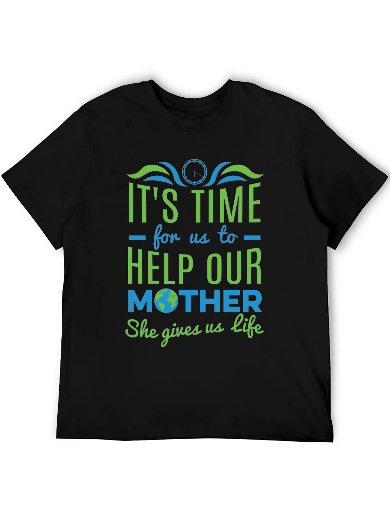 Eco-Friendly Graphic Tee: Help Our Mother