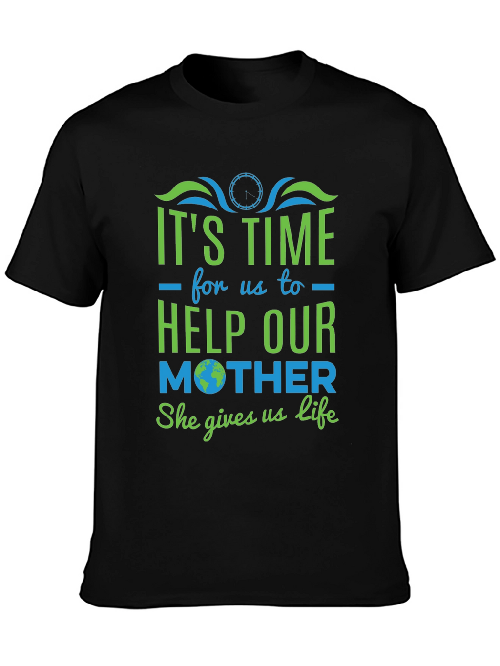 Eco-Friendly Graphic Tee: Help Our Mother