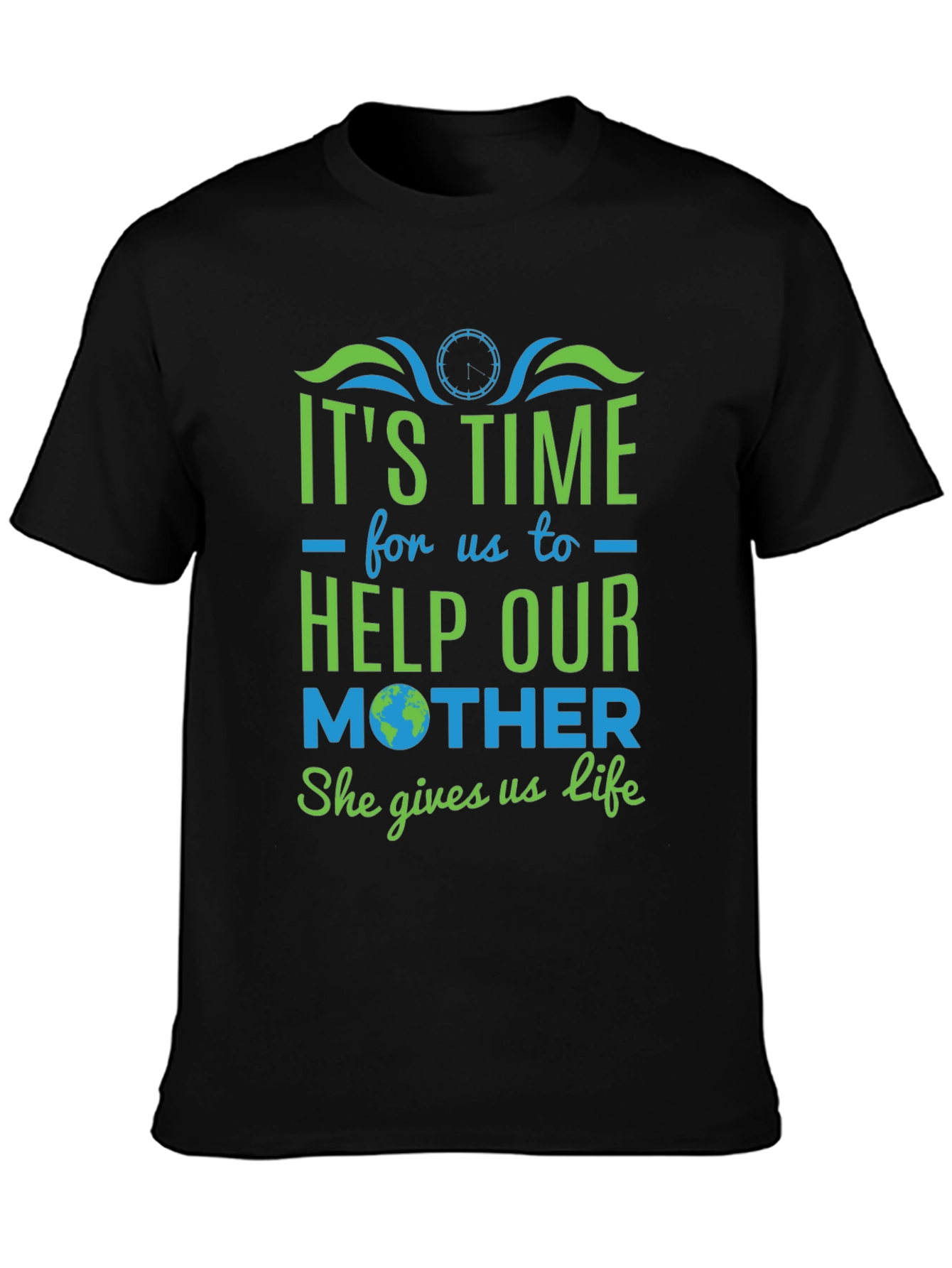 Eco-Friendly Graphic Tee: Help Our Mother