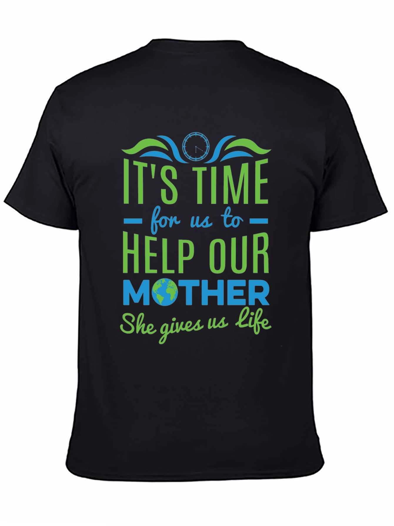 Eco-Friendly Graphic Tee: Help Our Mother