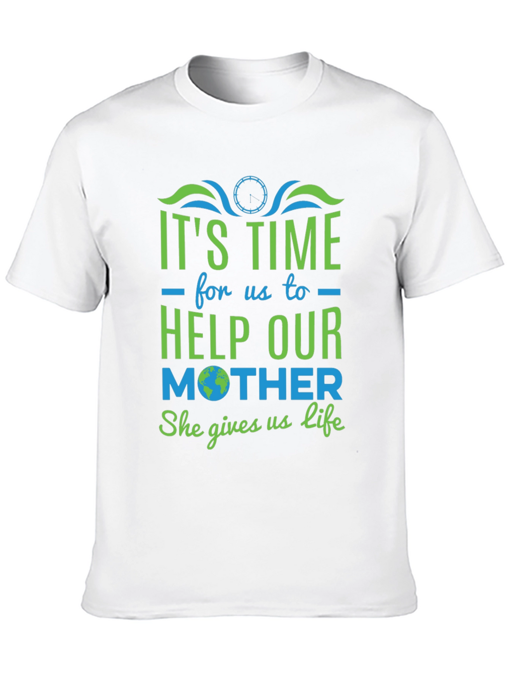 Eco-Friendly Graphic Tee: Help Our Mother