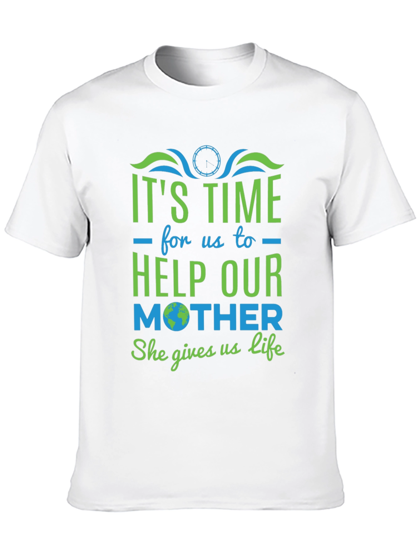 Eco-Friendly Graphic Tee: Help Our Mother