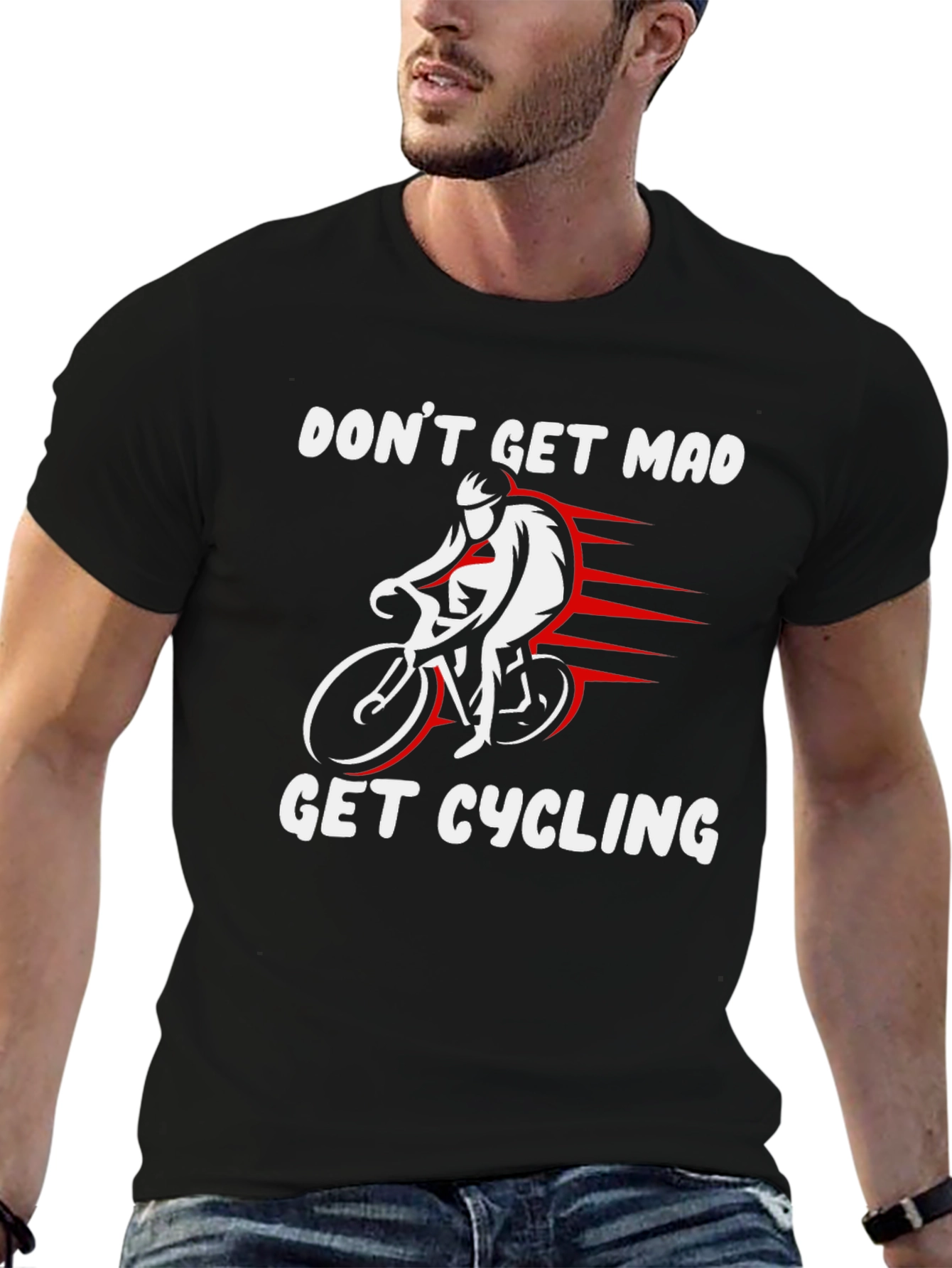 Dont Get Mad Get Cycling T-Shirt