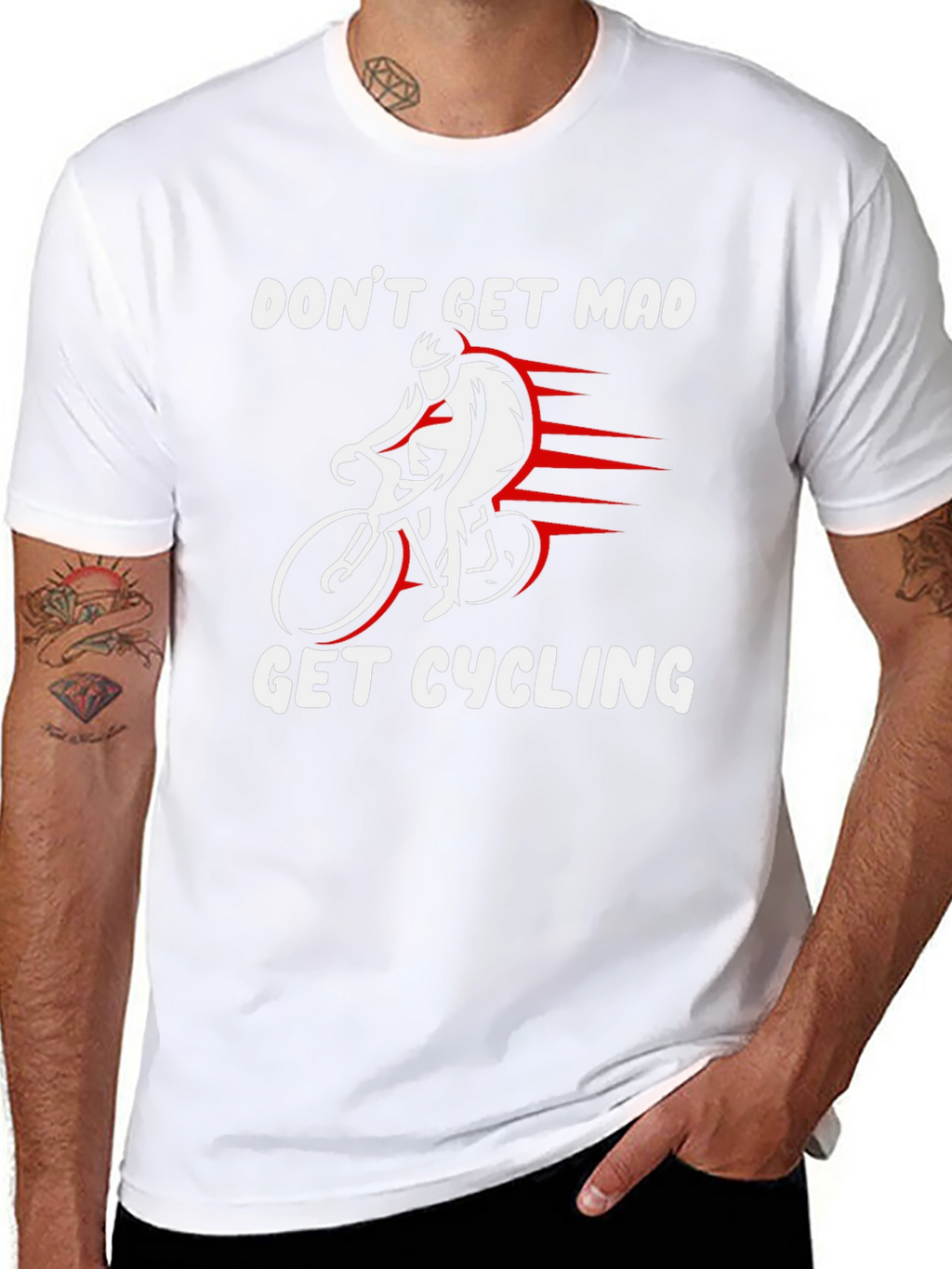 Dont Get Mad Get Cycling T-Shirt