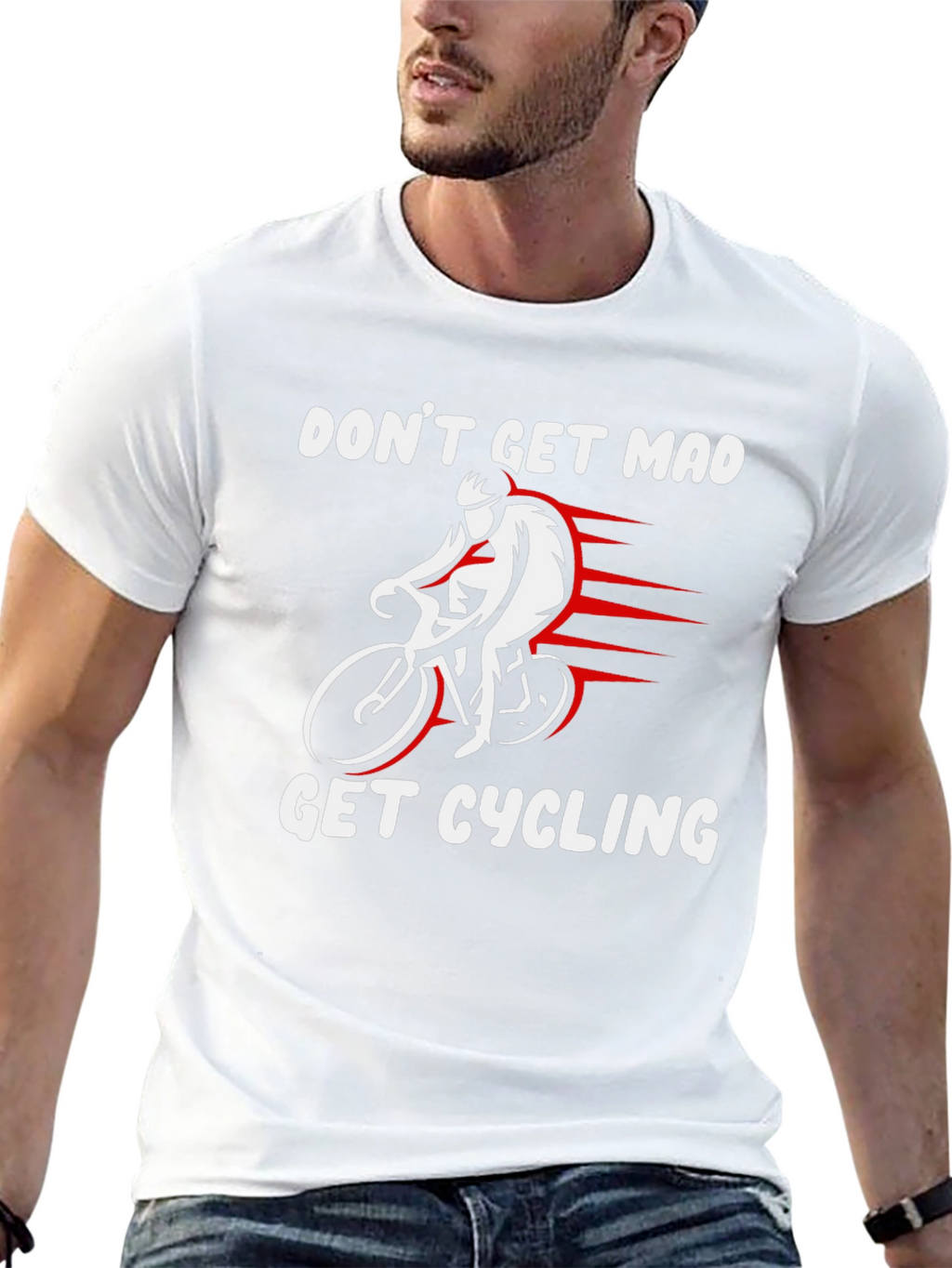 Dont Get Mad Get Cycling T-Shirt