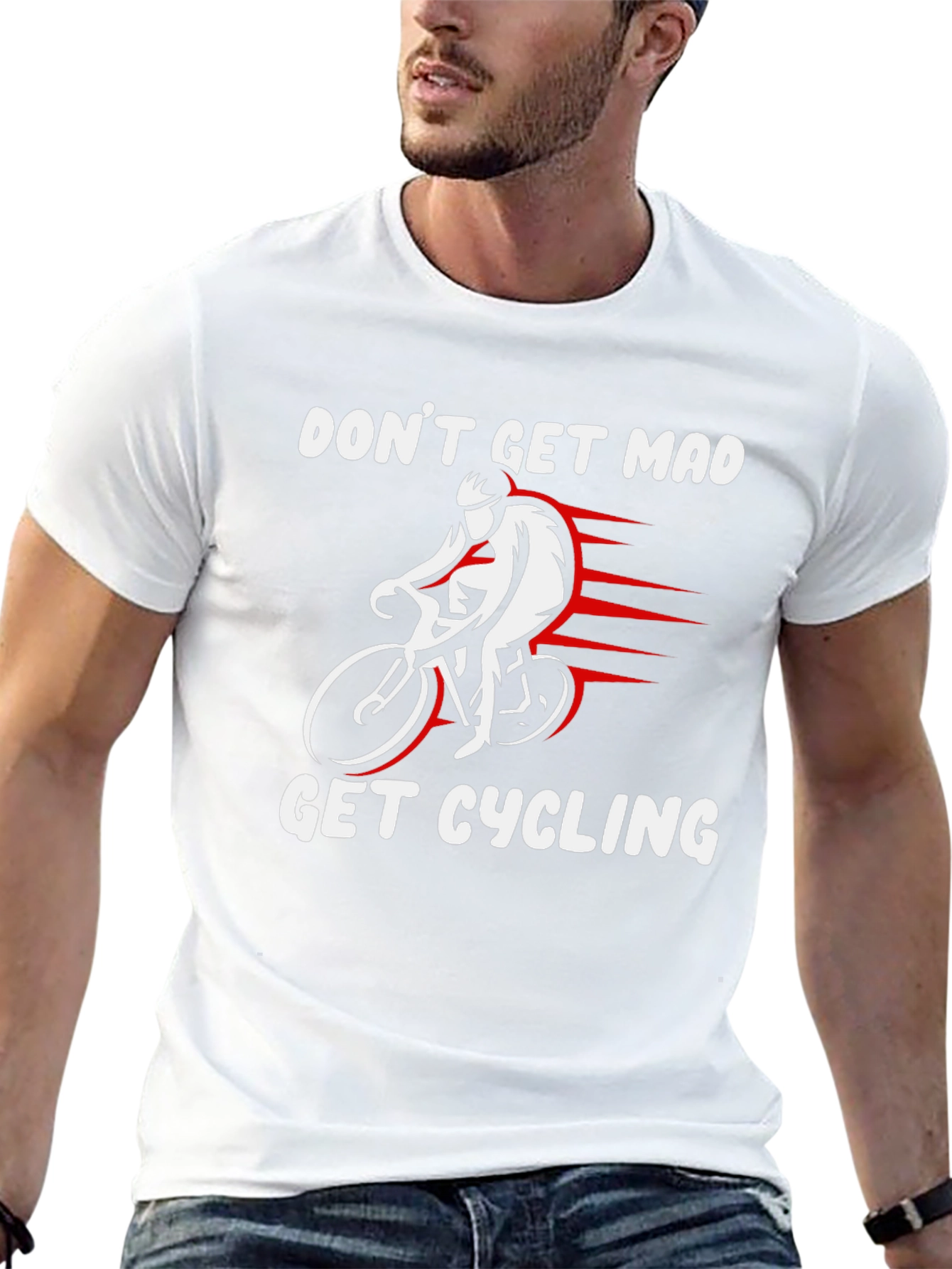 Dont Get Mad Get Cycling T-Shirt