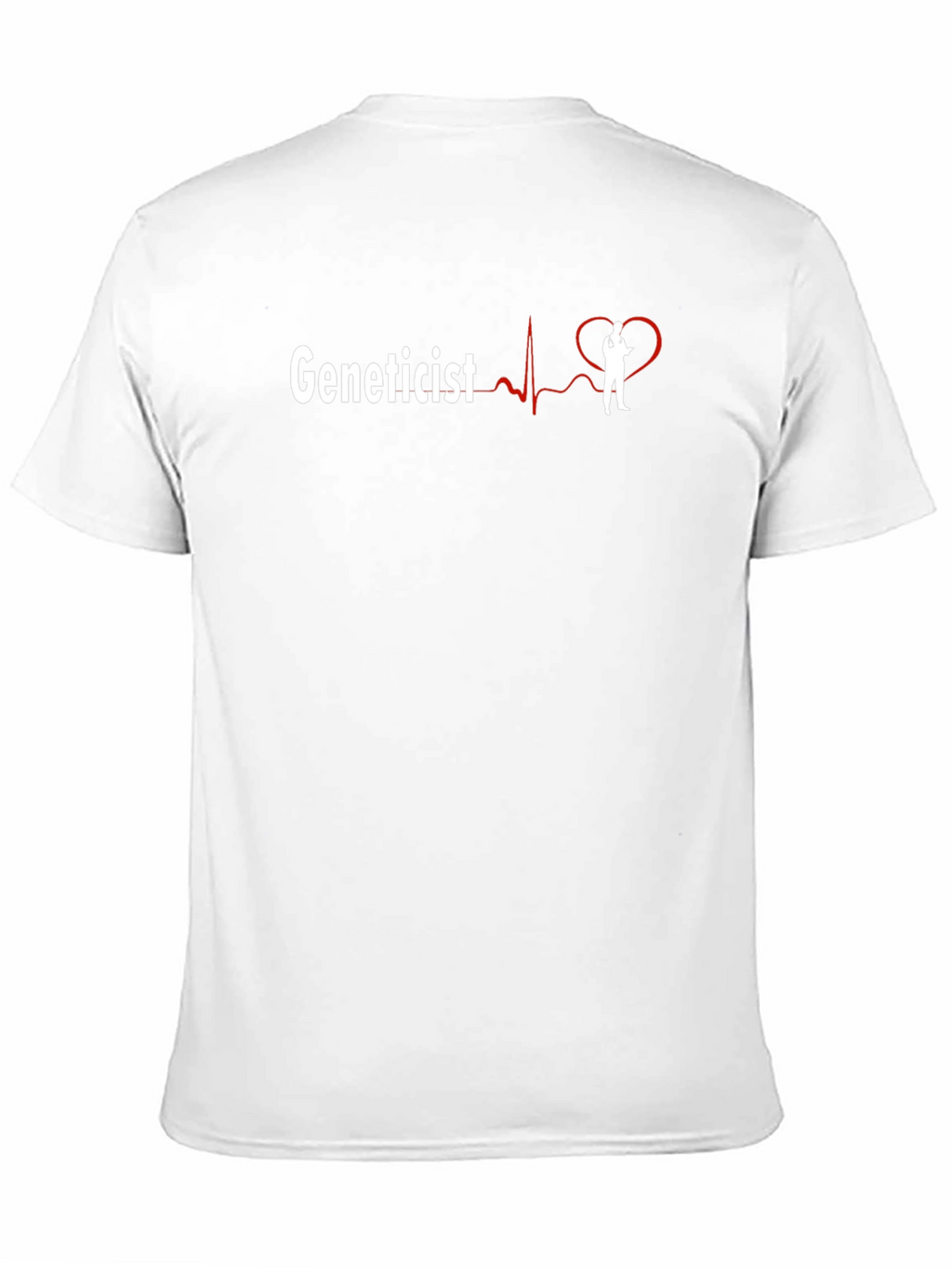 Geneticist Heartbeat T-Shirt - Biology Science Tee