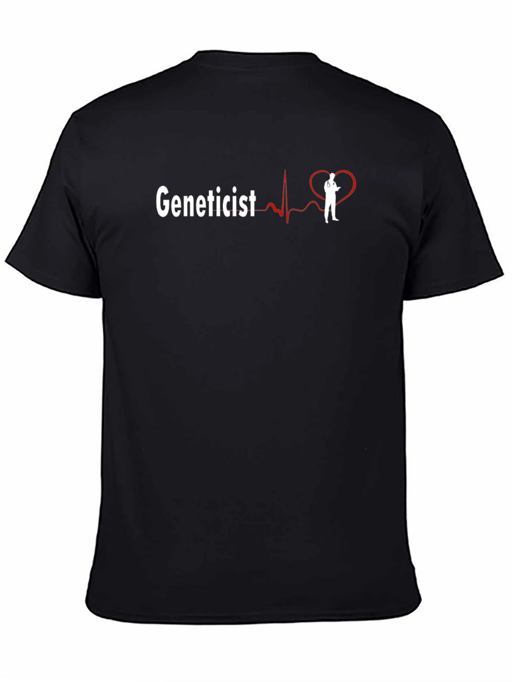 Geneticist Heartbeat T-Shirt - Biology Science Tee
