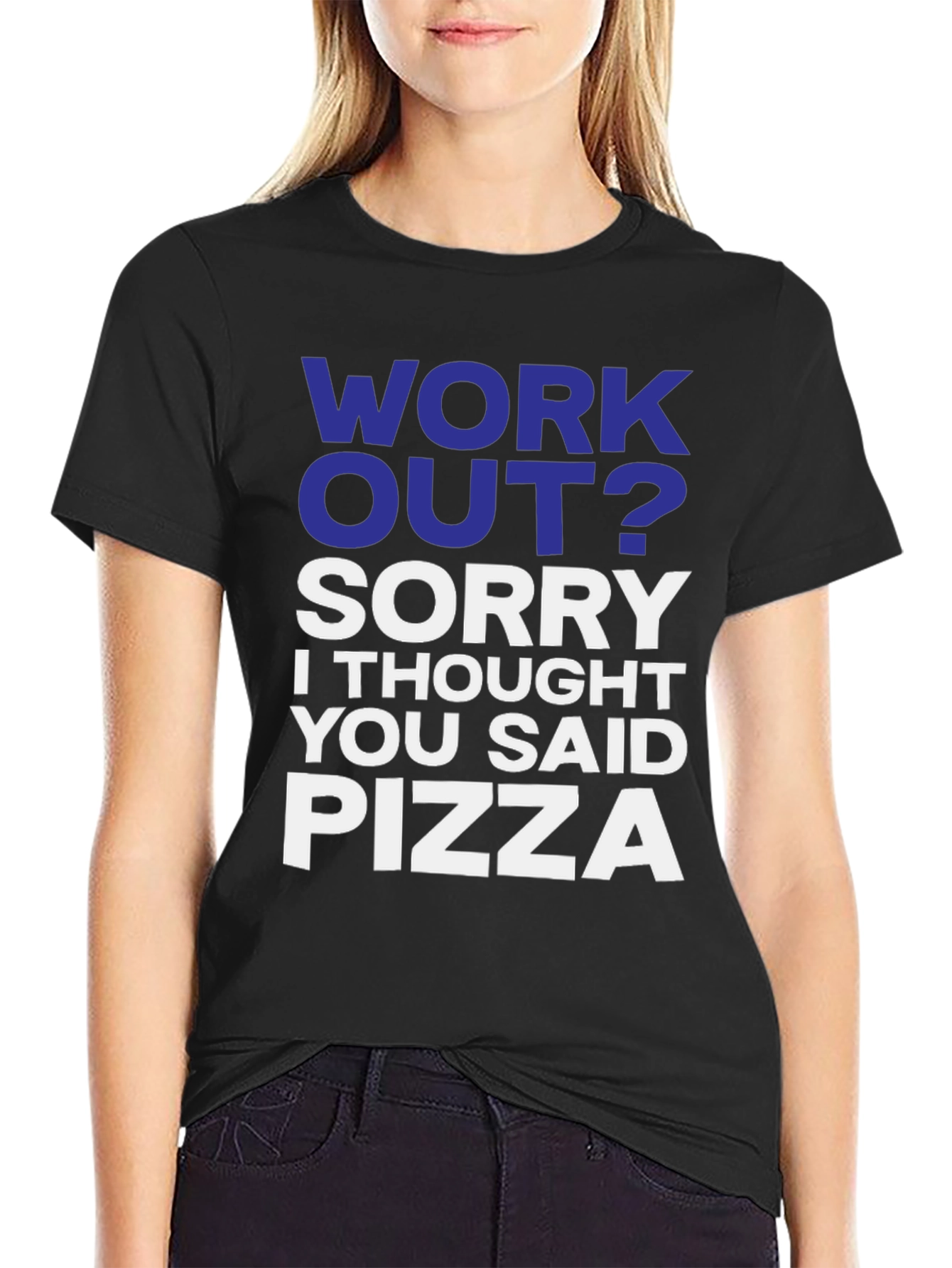 Funny Workout? Pizza T-Shirt