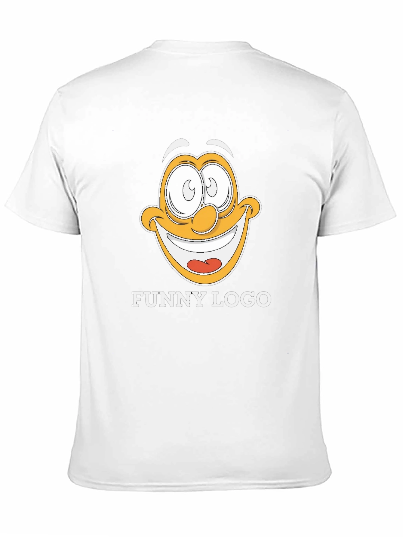 Funny Logo Graphic Black T-Shirt