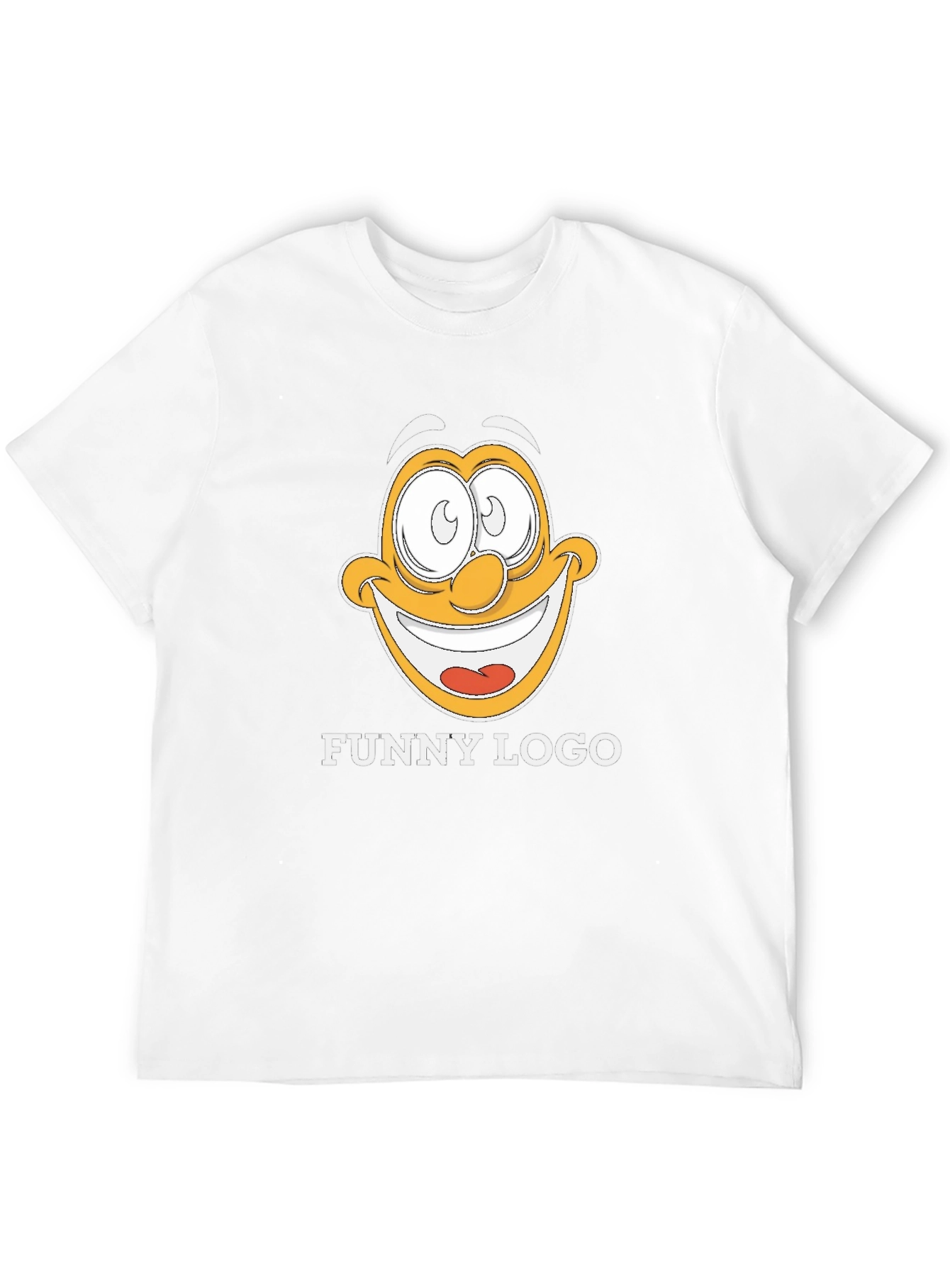 Funny Logo Graphic Black T-Shirt
