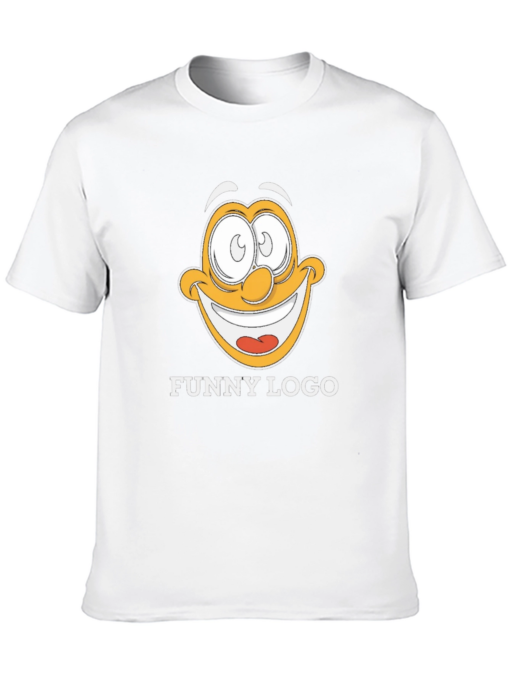 Funny Logo Graphic Black T-Shirt
