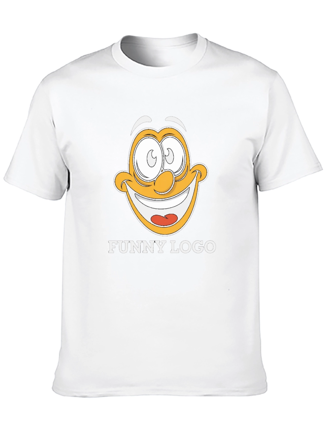 Funny Logo Graphic Black T-Shirt